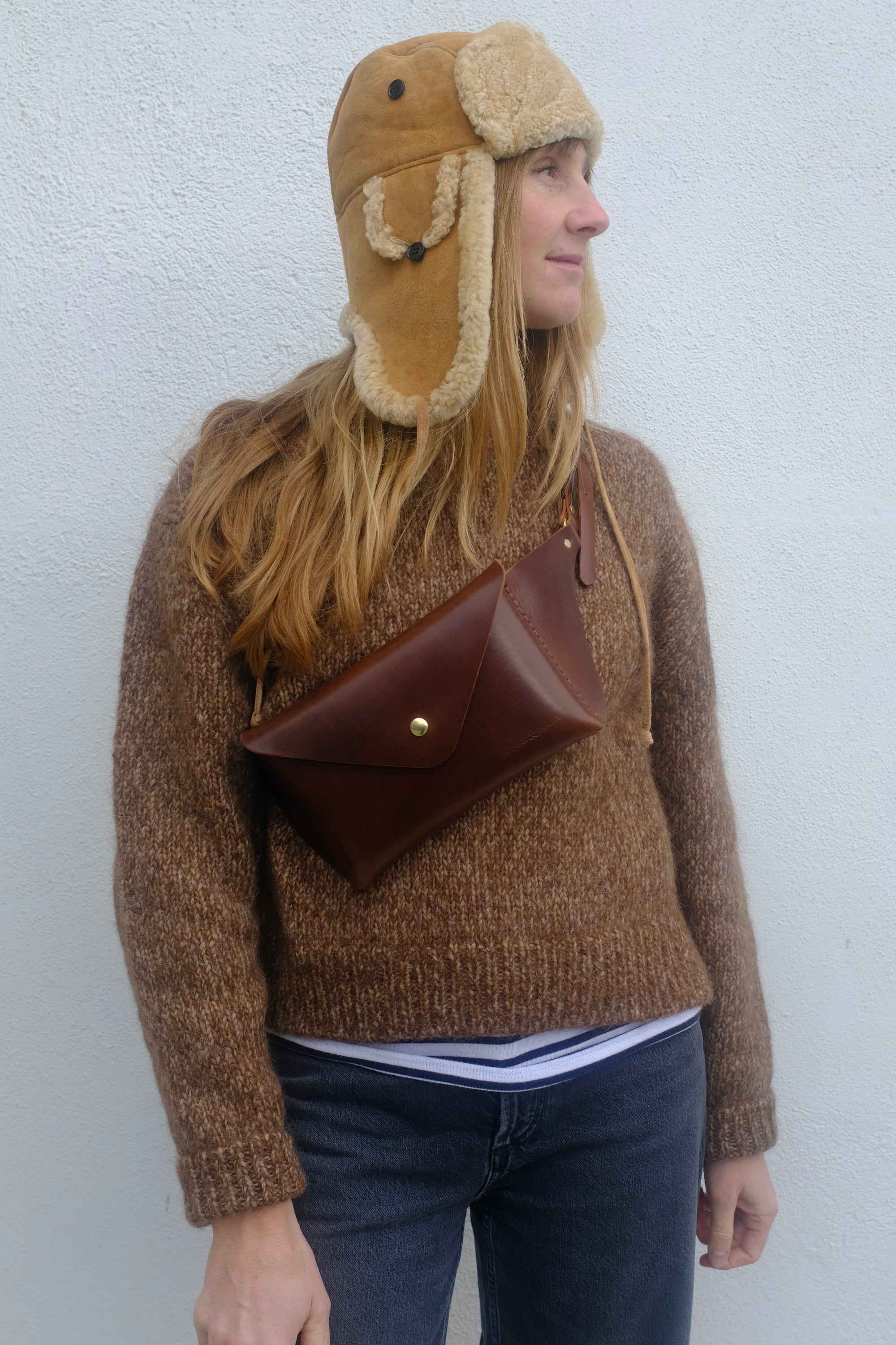 Loper & Haas Day Off Bag / Premium Italian Walnut