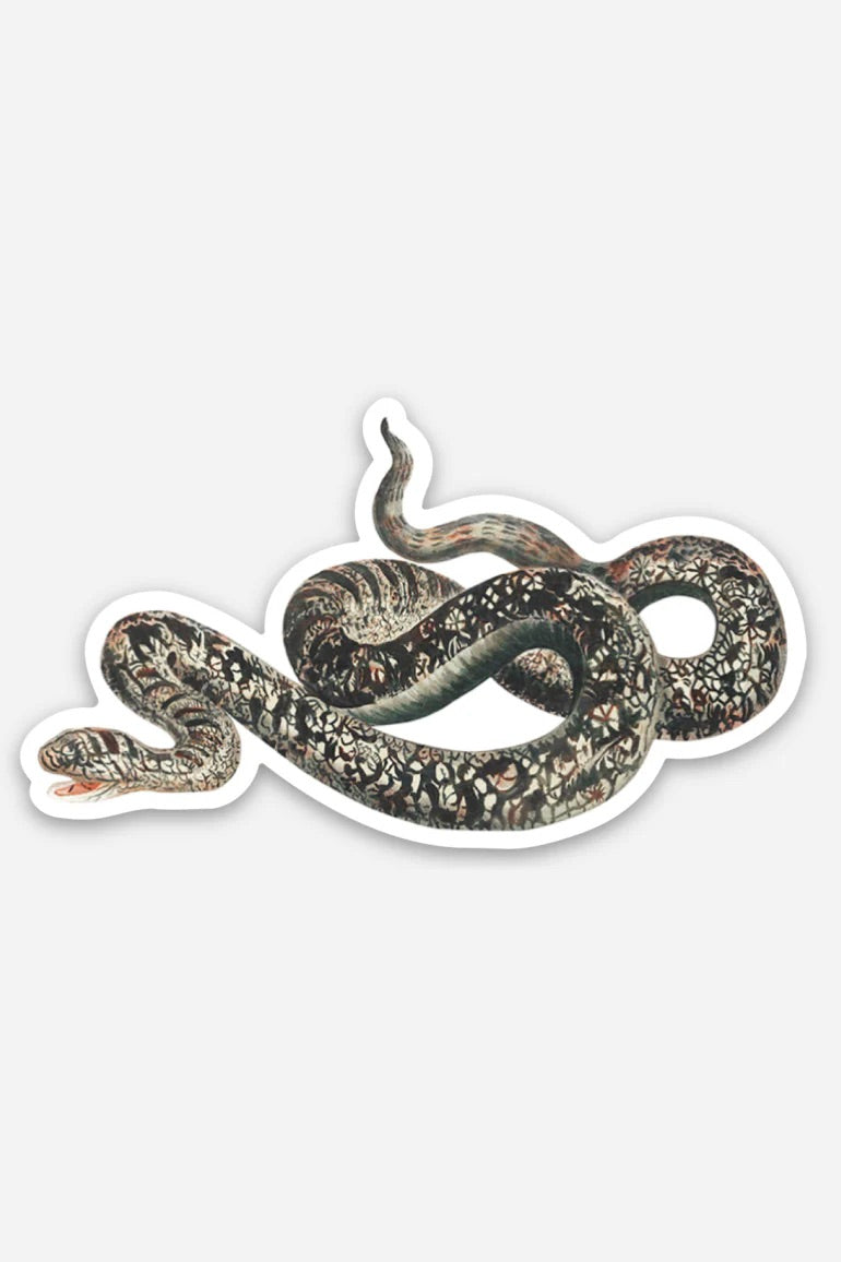 Stay Home Club Appalled Snake Sticker