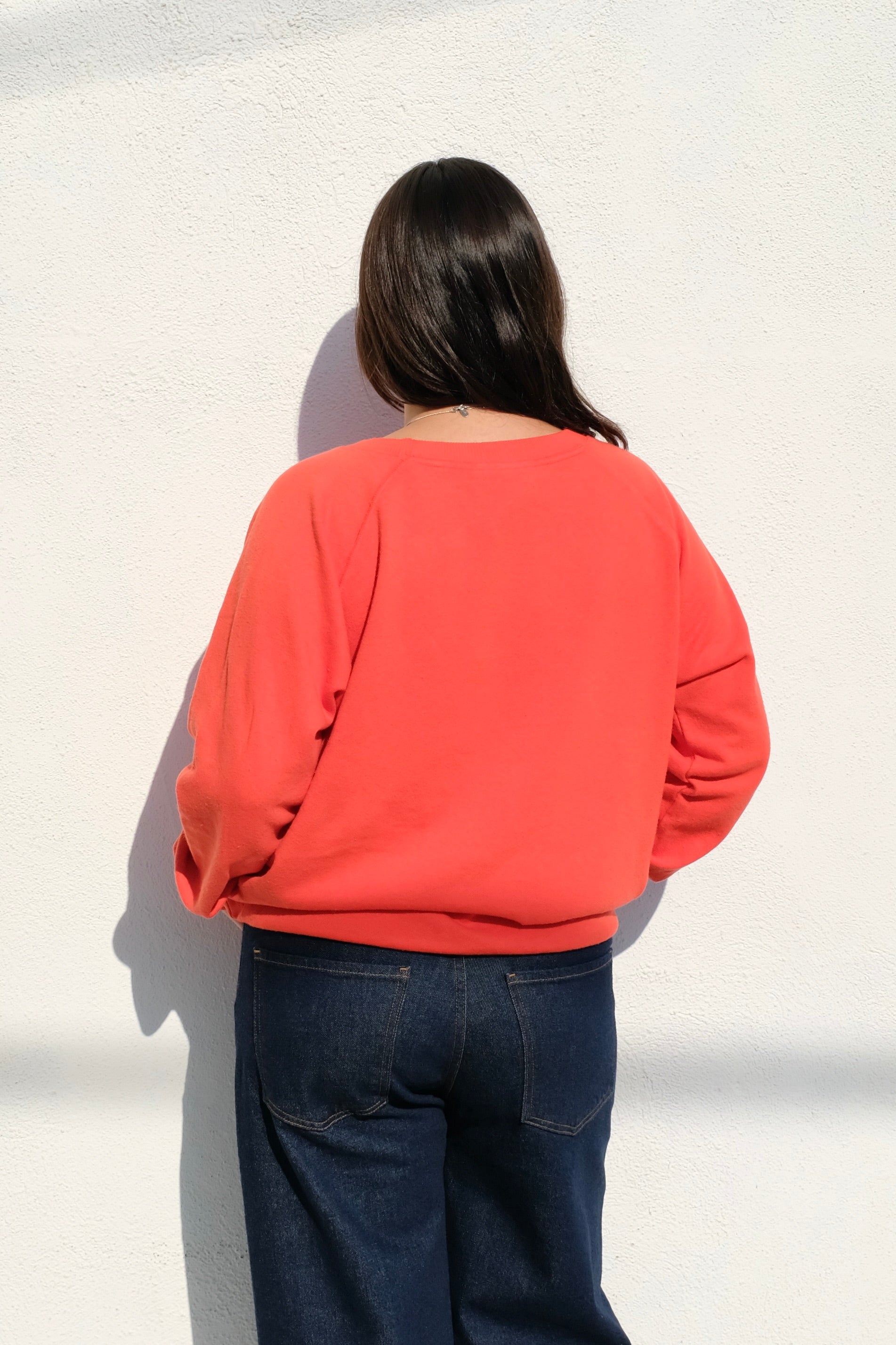 Jungmaven Bonfire Long Sleeve Raglan / Poppy Red