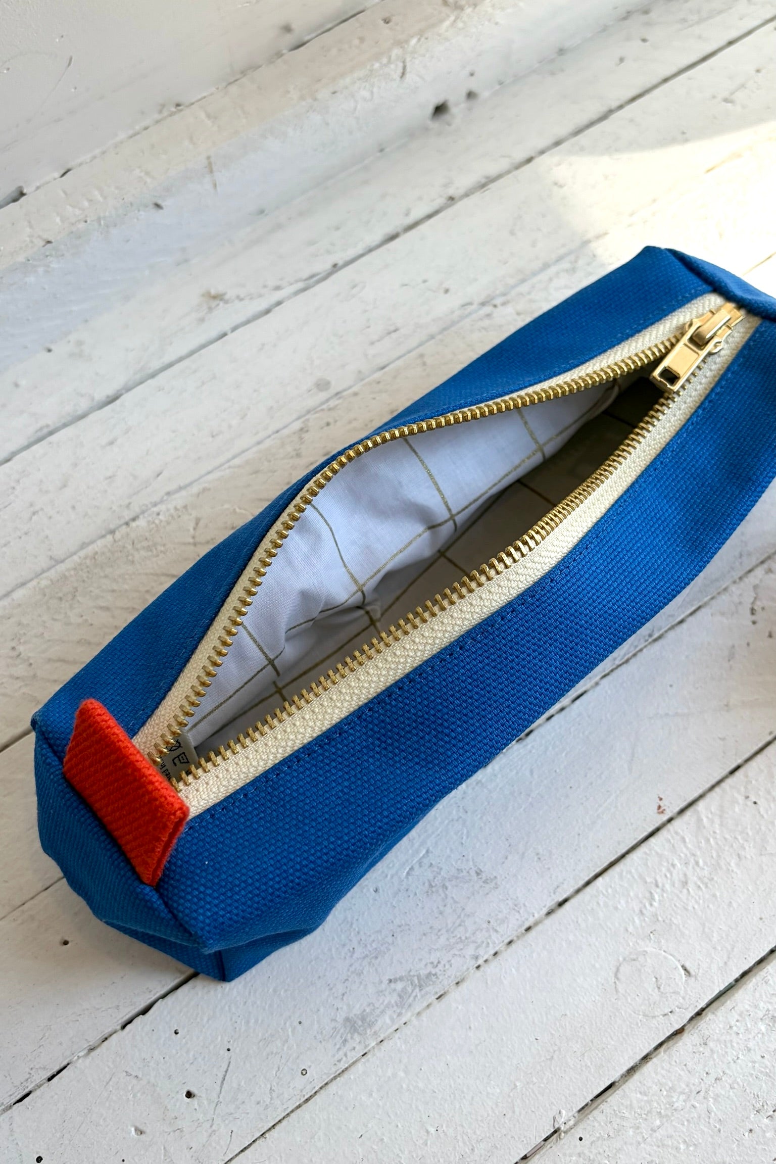 Mecano Pencil Case / Water-Repellant Blue