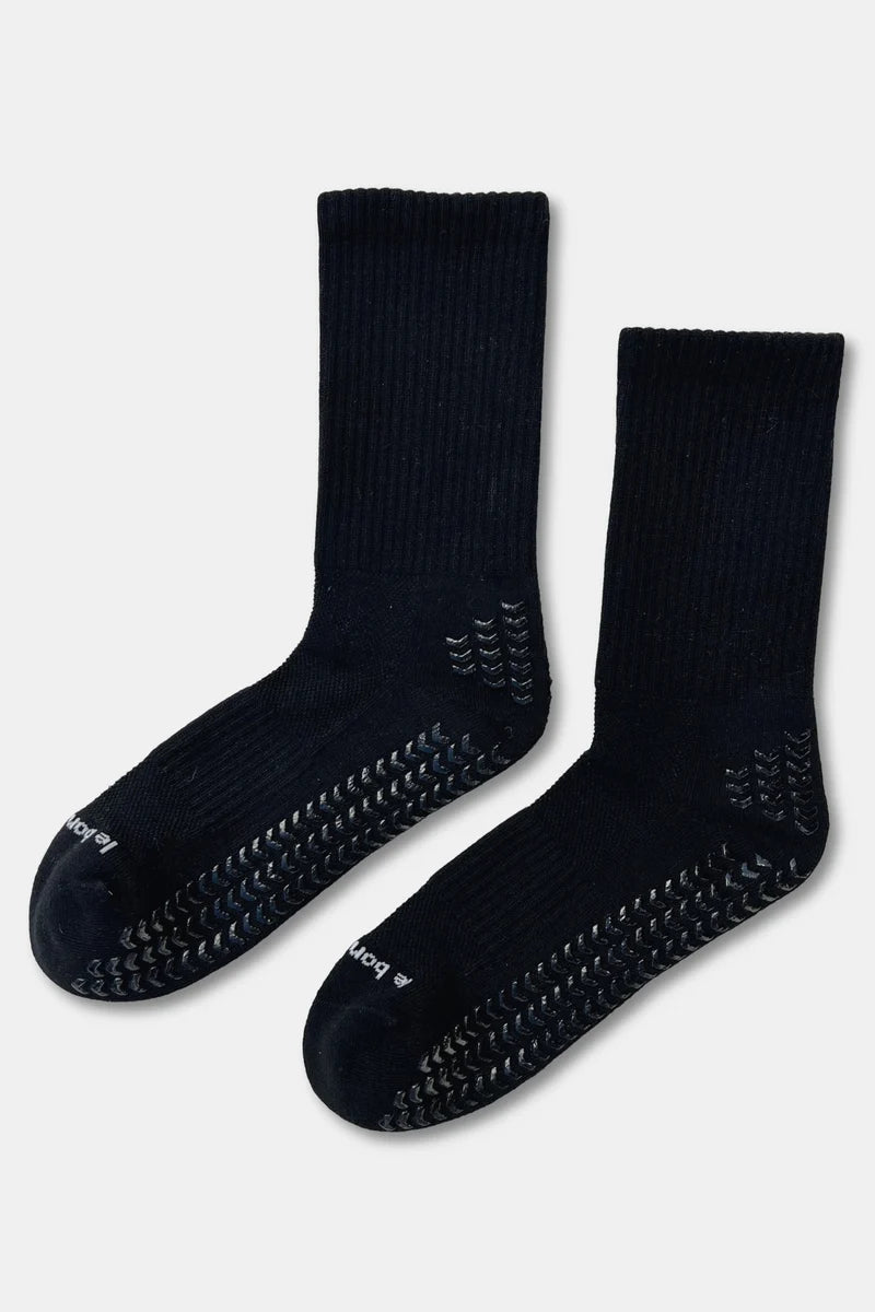 Grip Gym Socks / Black + Black