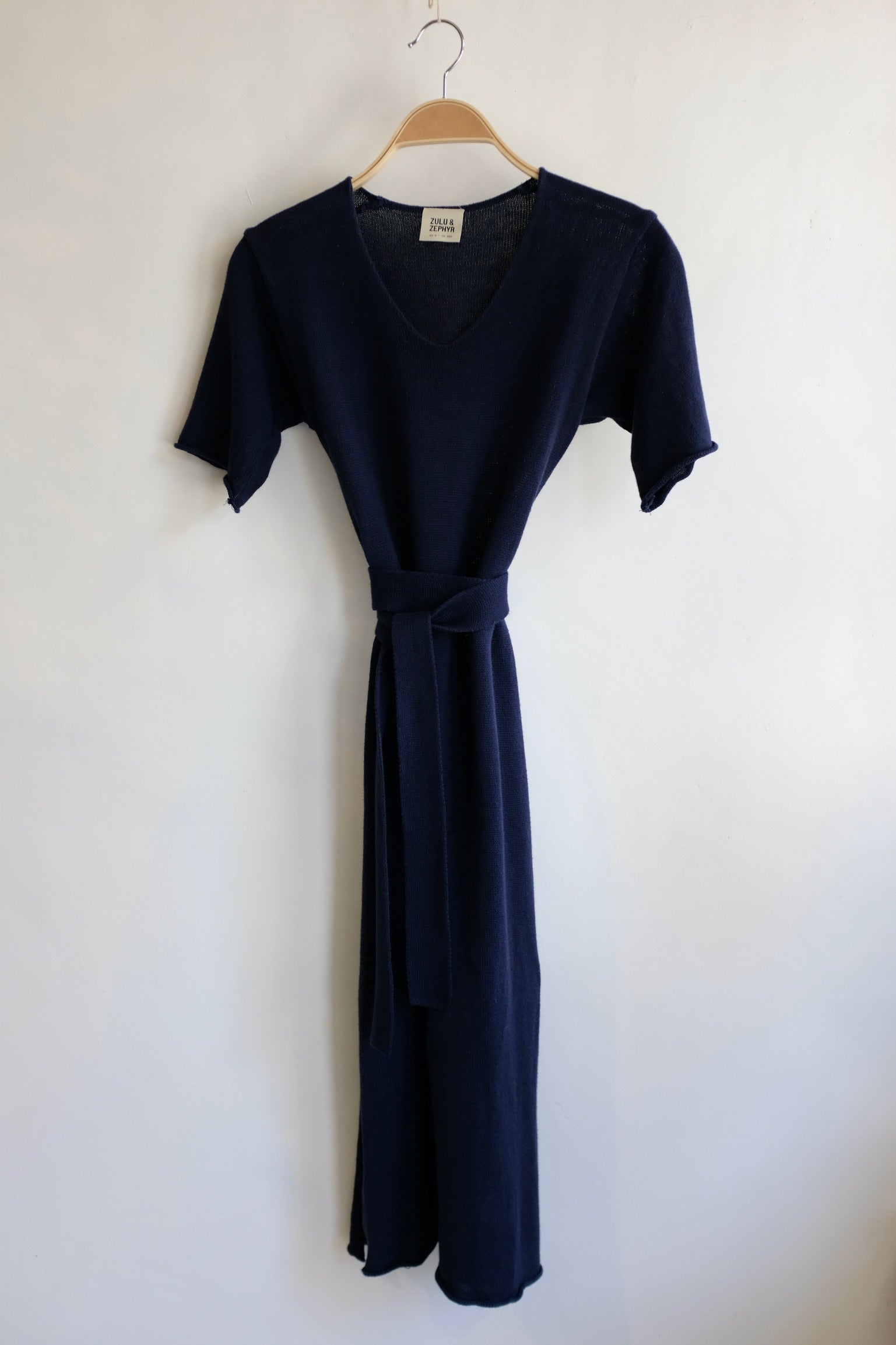 Pre-loved / Zulu & Zephyr Cotton Knit Dress / Size XXS