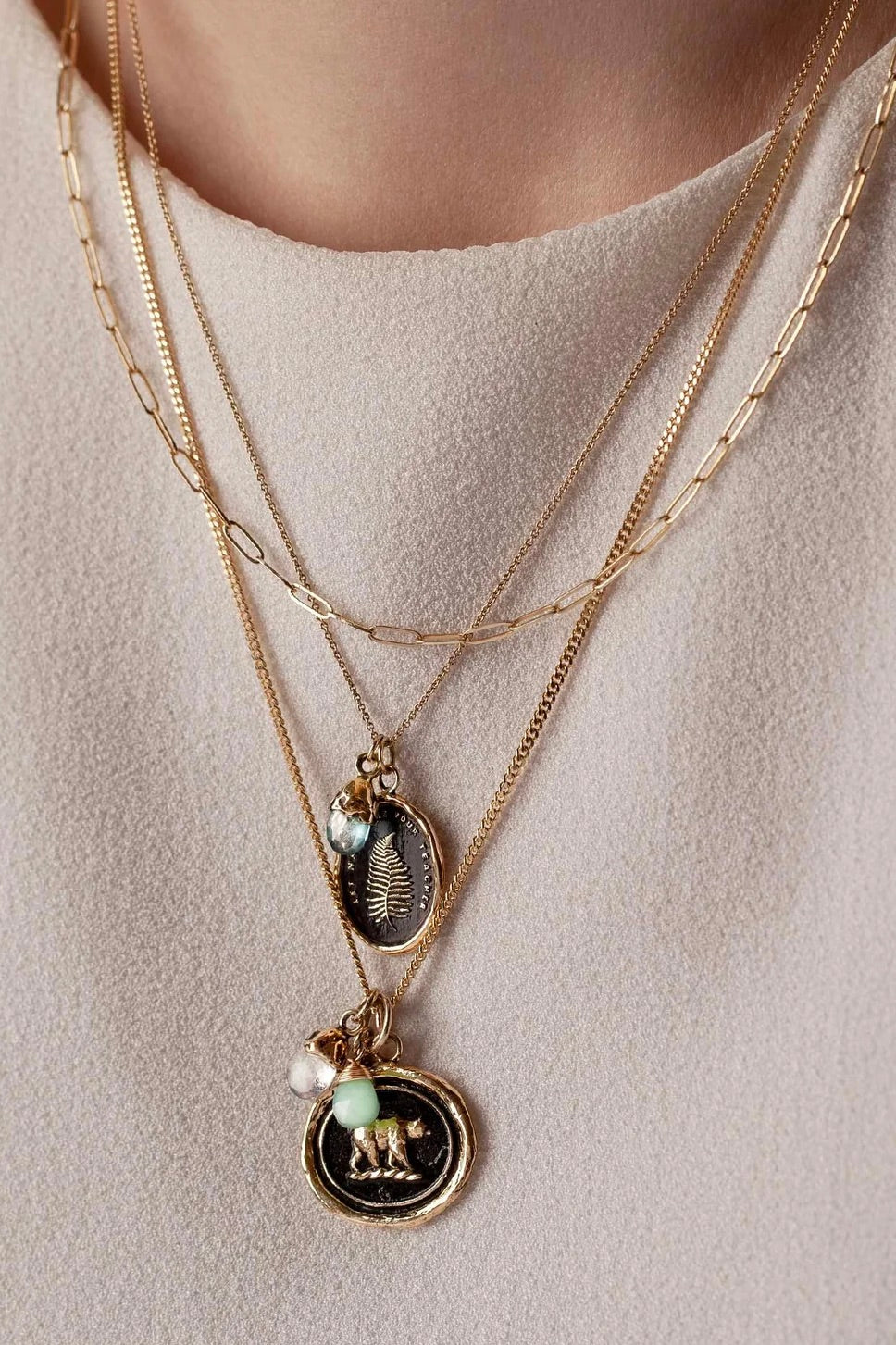 Pyrrah Long Link Paperclip Chain / 14K Gold