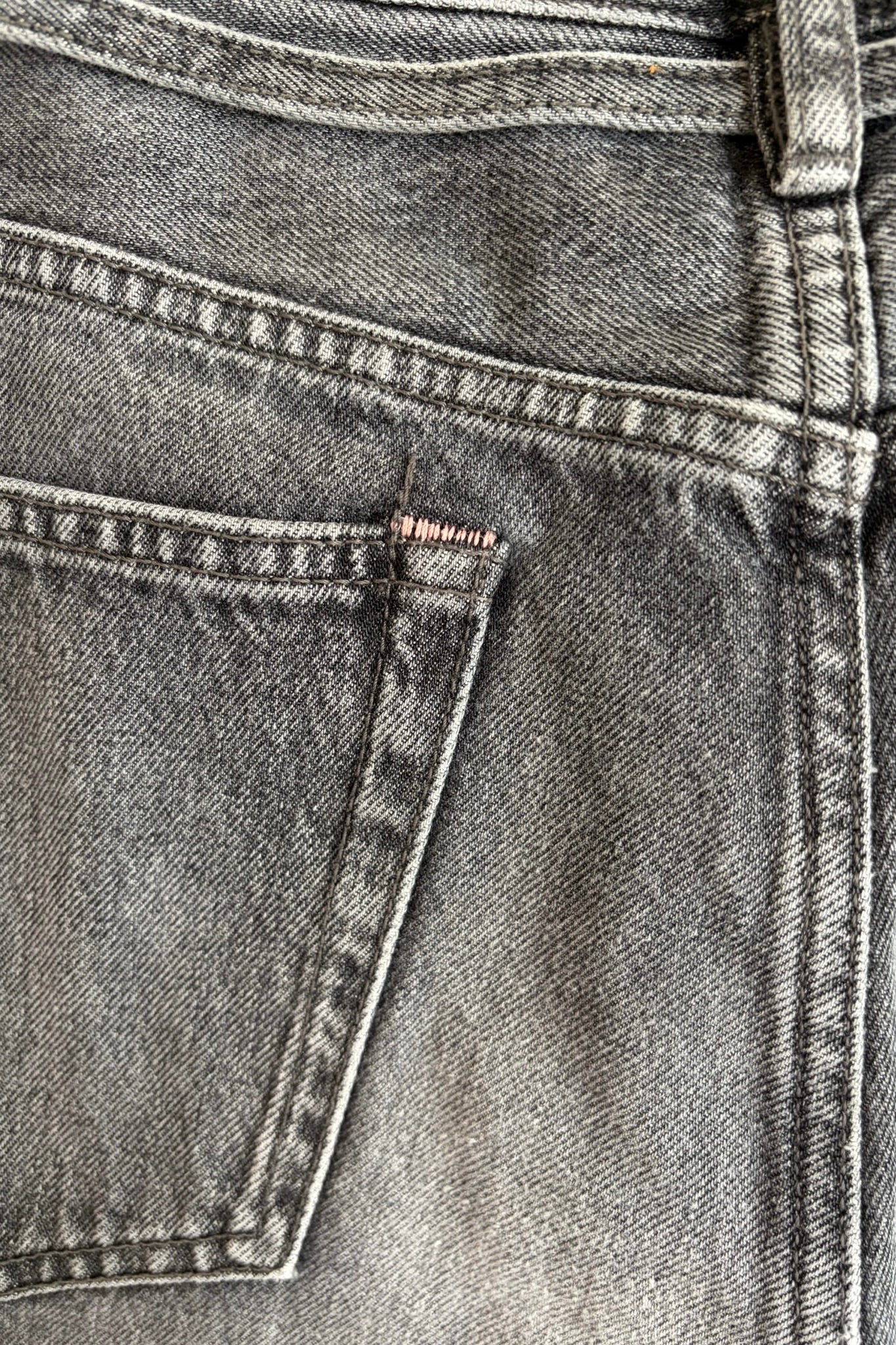 Pre-Loved / Acne Studios 90's Belted Denim / Washed Black / Size 29