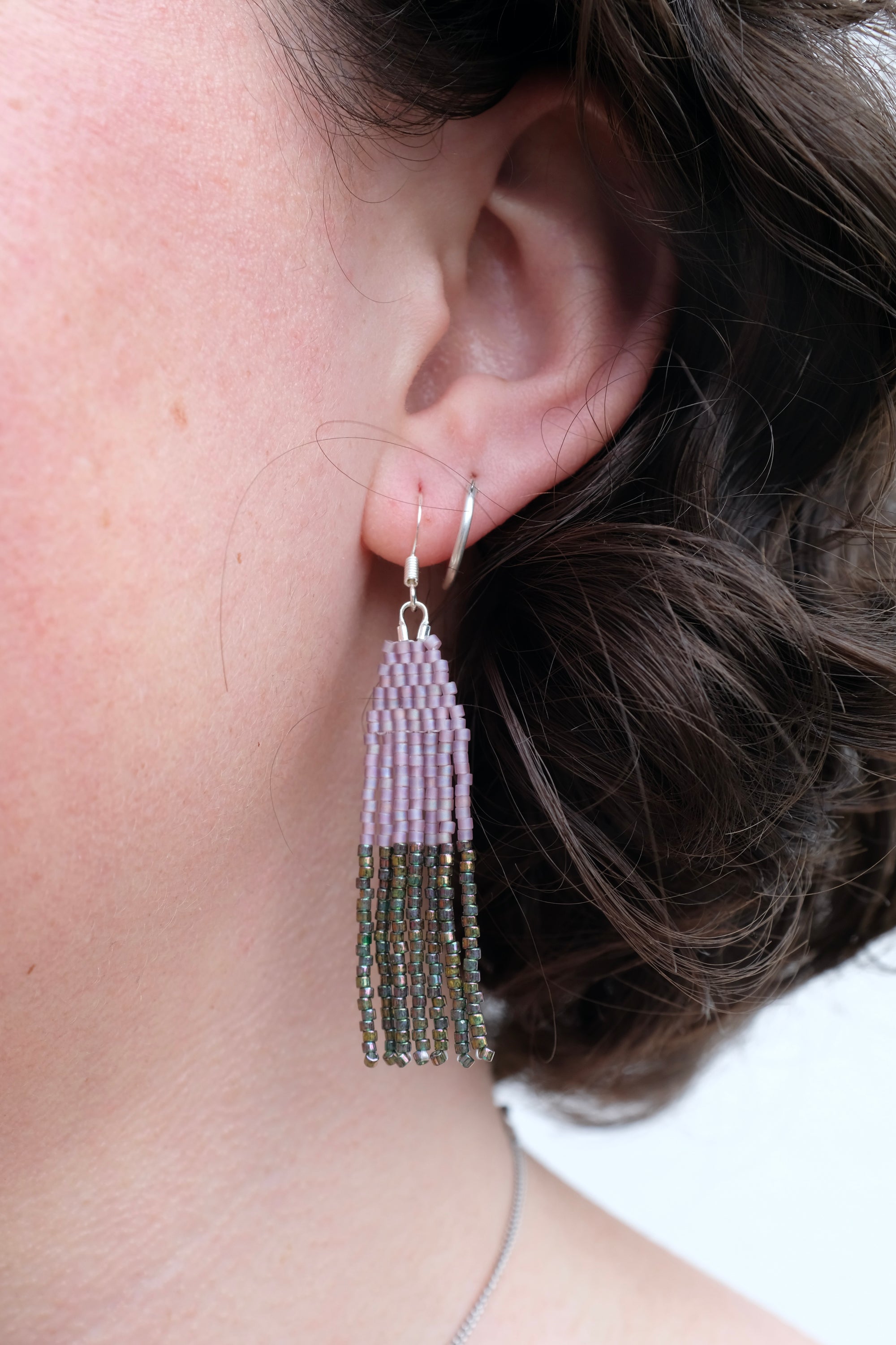 Osborne Ray Earrings / Halfsies Lavender Haze