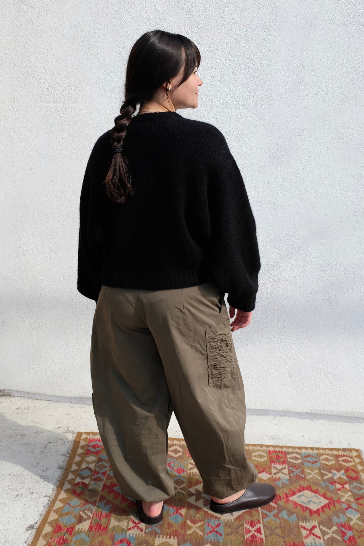 Supreme Alpaca Balloon Sleeve Sweater / Black