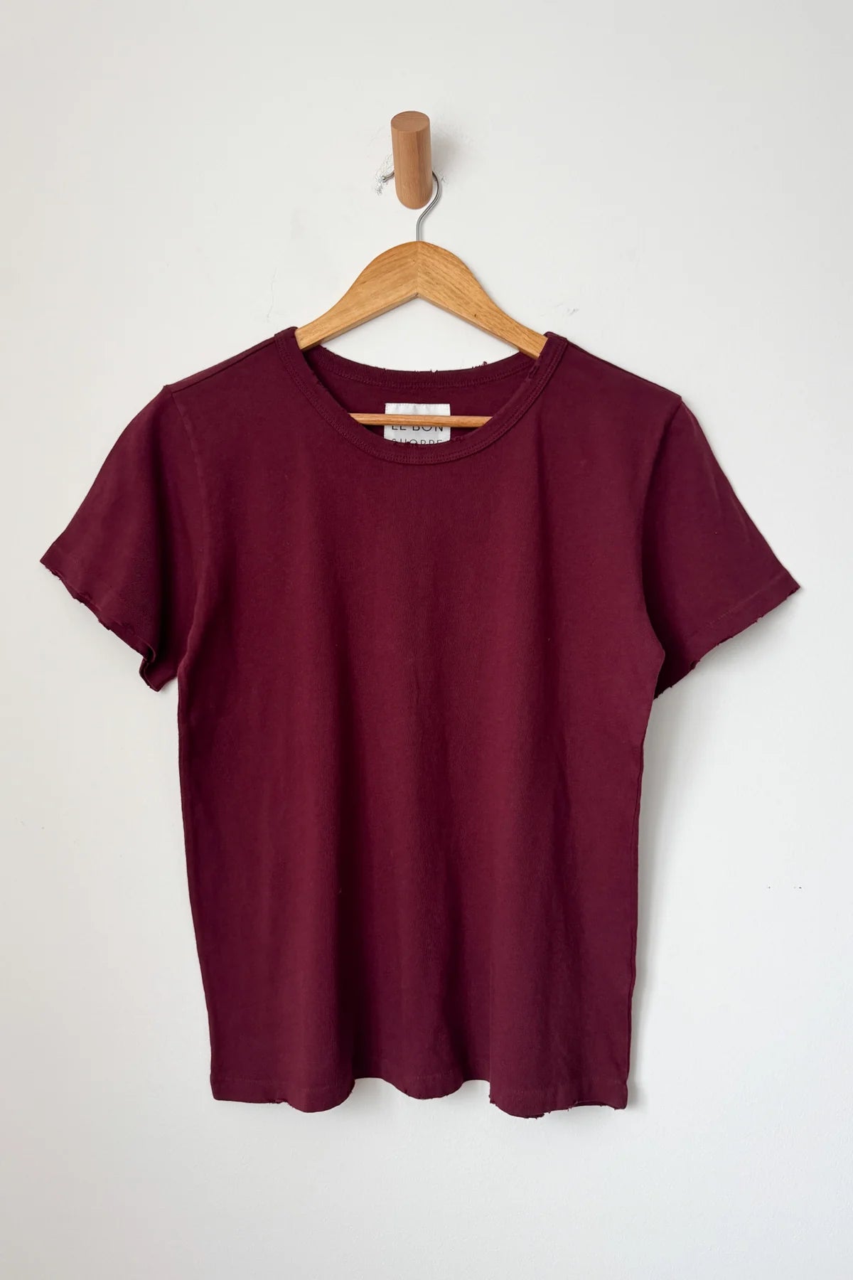 Le Bon Shoppe Vintage Boy Tee (Organic Cotton) / Burgundy