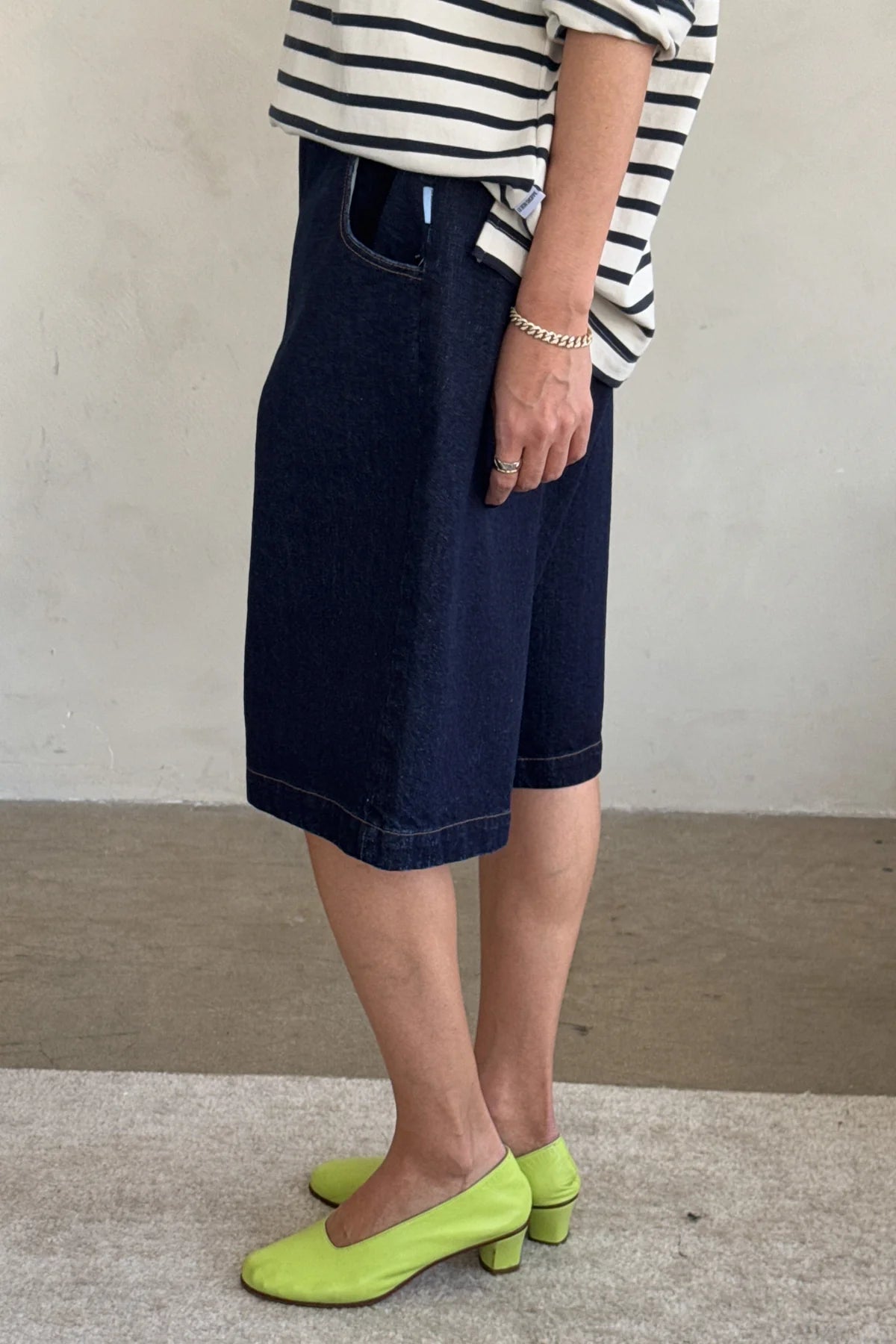 Le Bon Shoppe Liam Bermuda Shorts / Raw Denim