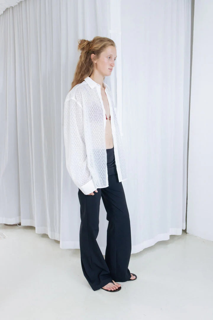 Susumu BF Shirt / White Flower