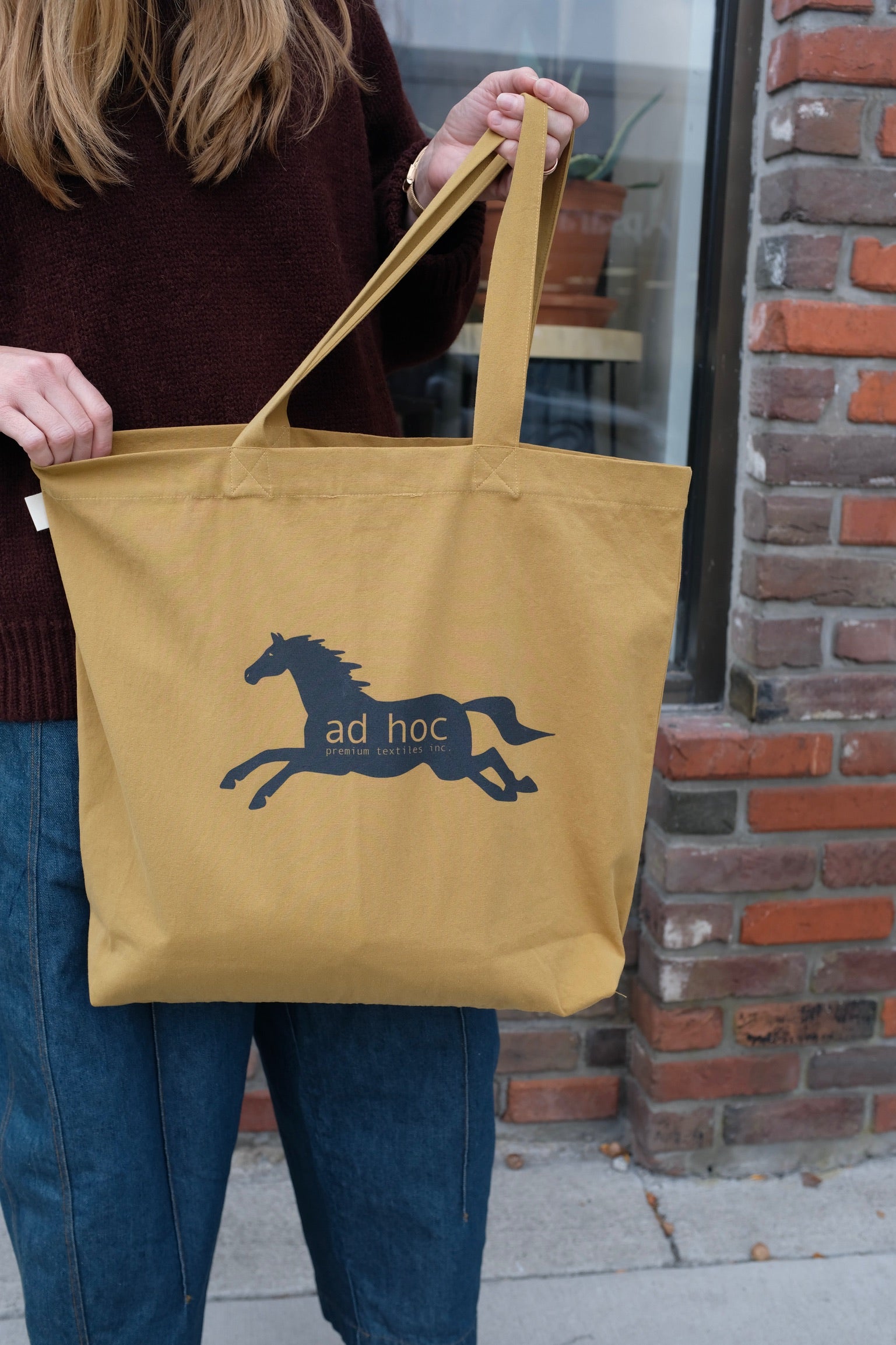 Moss Grey Ad hoc Tote / Ochre