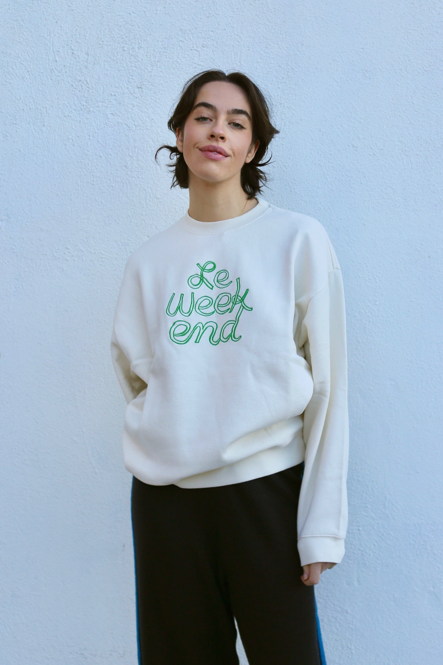 Clare V. Oversized Sweatshirt / Le Weekend