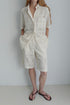Susumu Vatel Bermuda Shorts / Écru