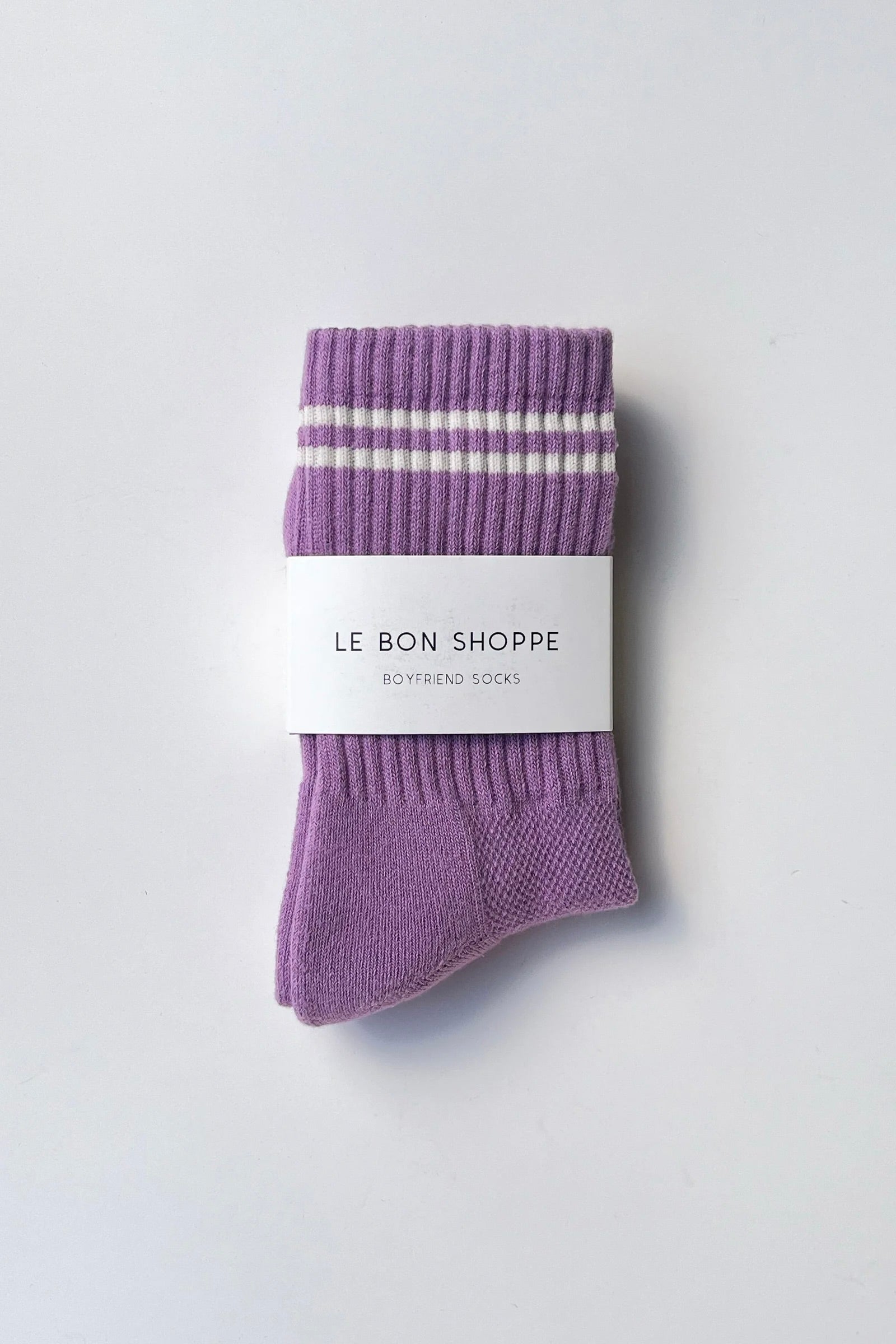 Boyfriend Socks / Grape
