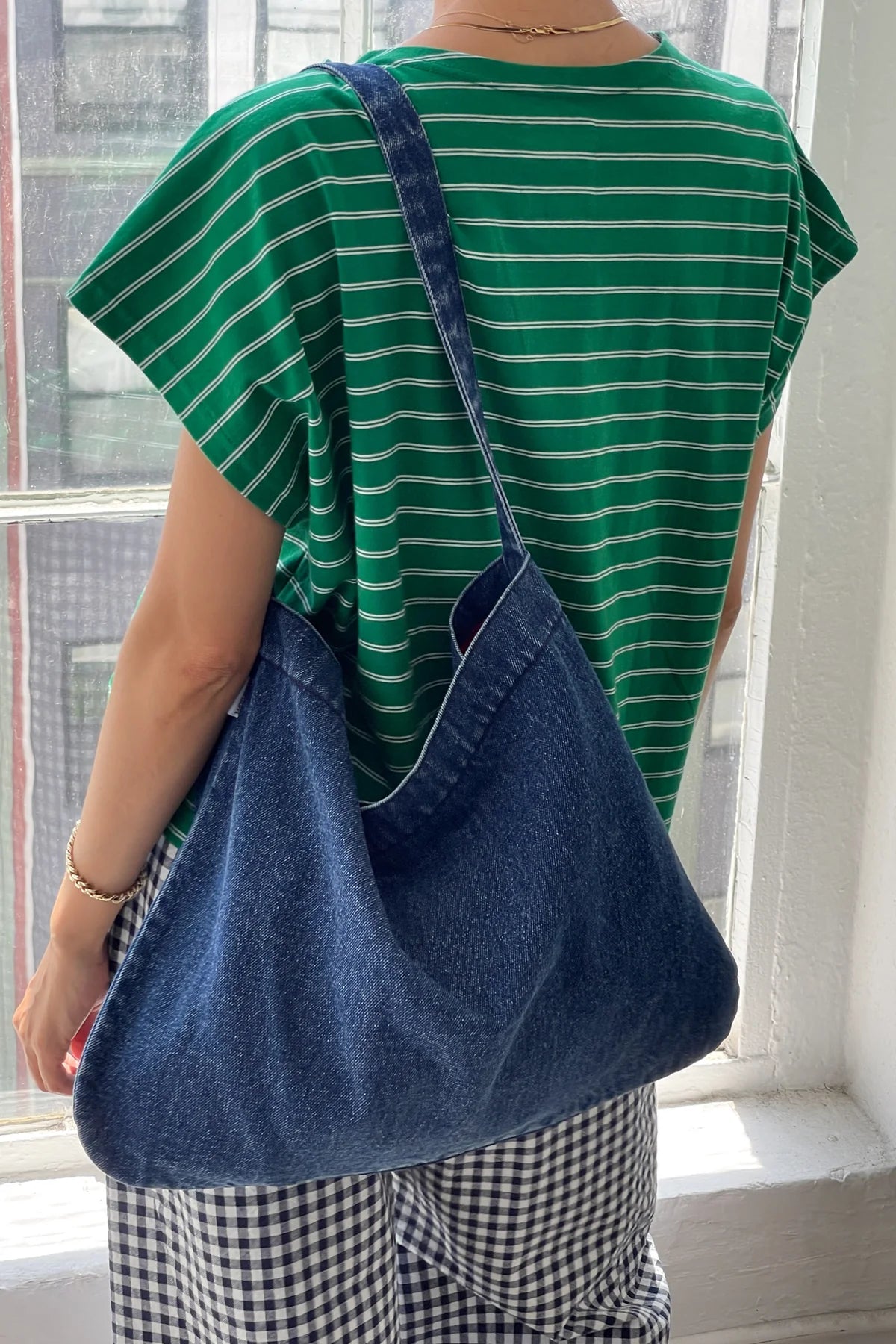 Le Bon Shoppe Happy Carry Bag / Blue Denim
