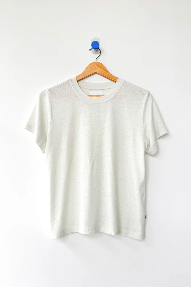 le bon shoppe linen tee / salt