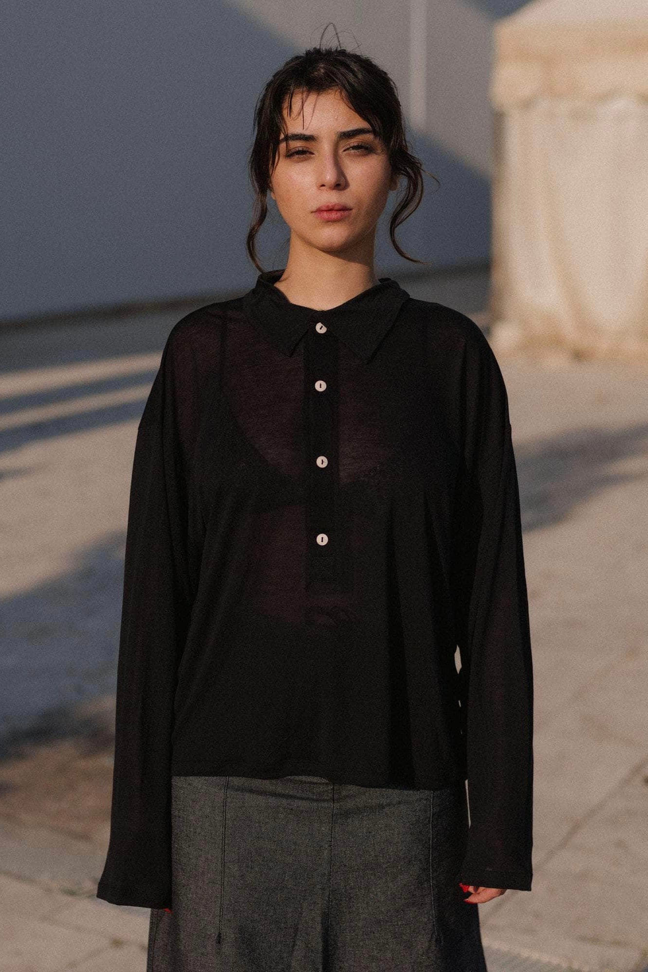 Baserange Seal Polo / Black