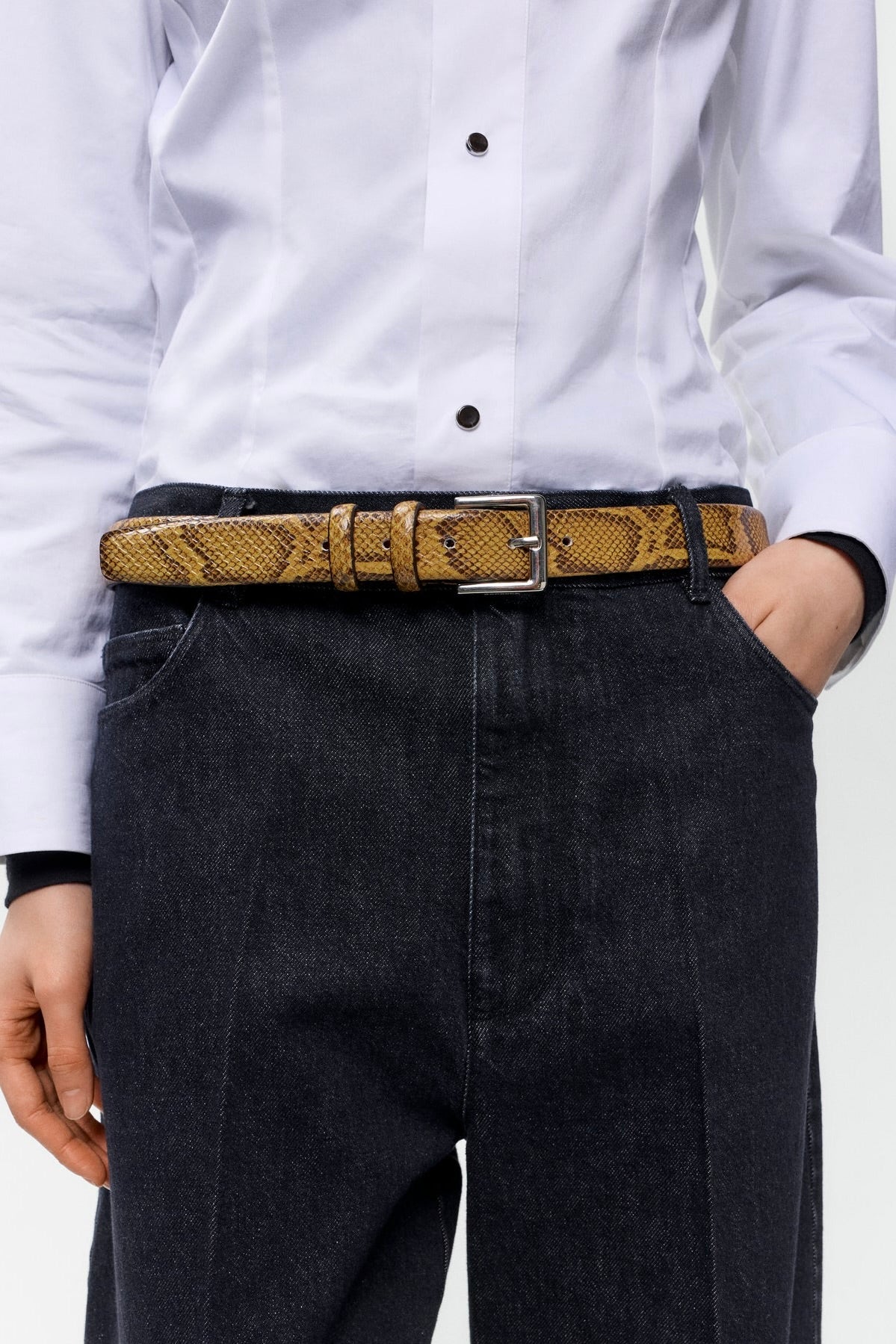 Classic Belt / Dijon Snake