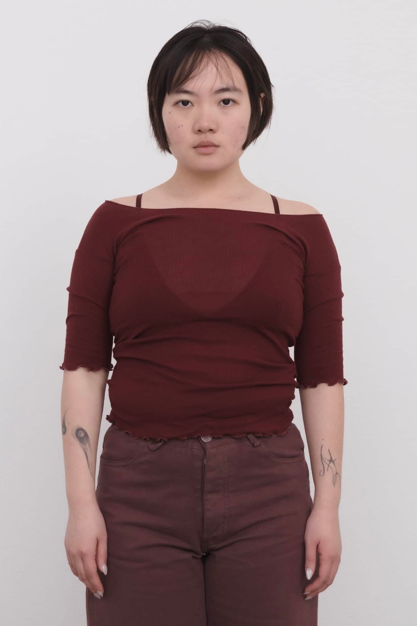 Baserange Pama 3/4 Sleeve / Nara Red