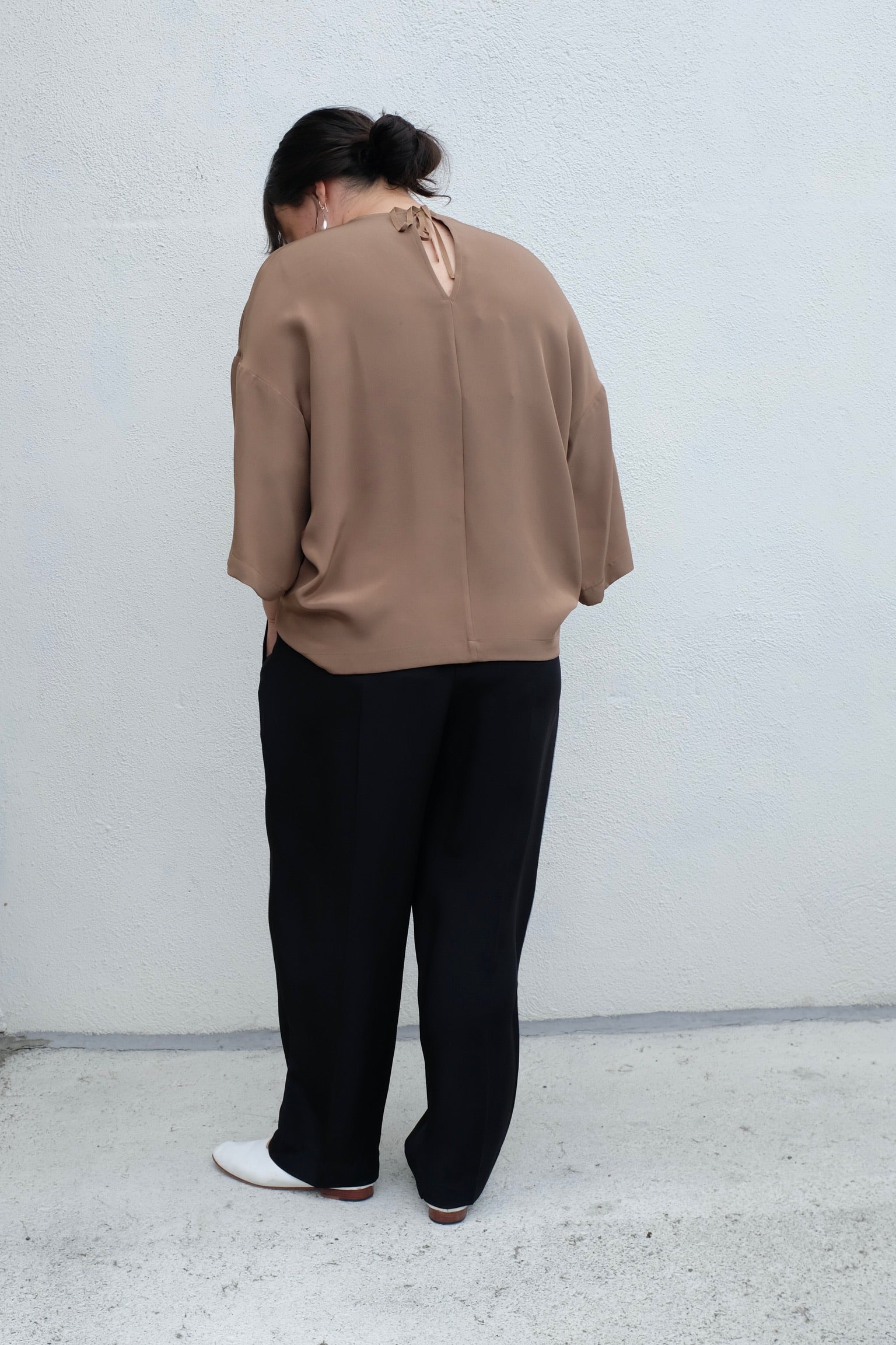 Modern Weaving Relaxed Lean Trouser / Black