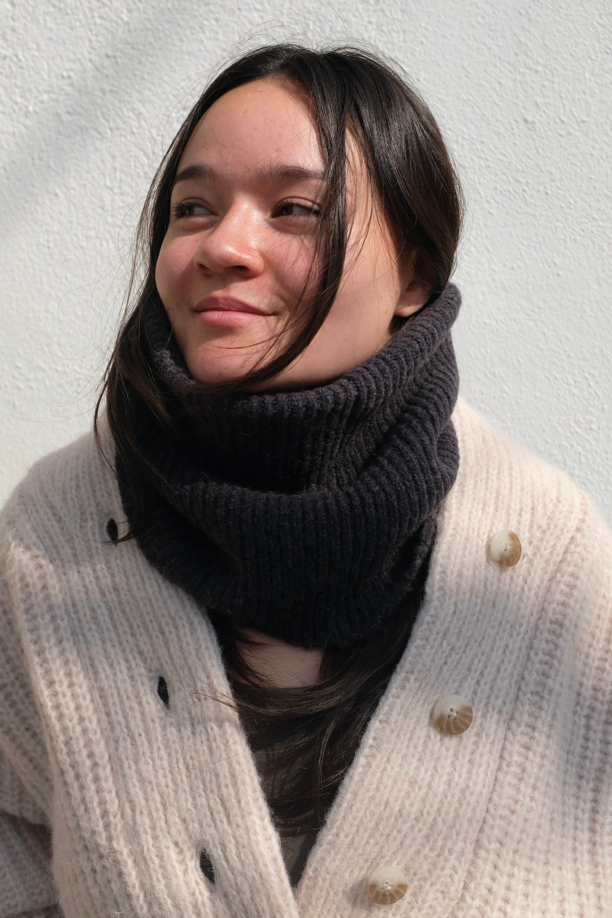 7115 by Szeki Ring Scarf / Dark Plum