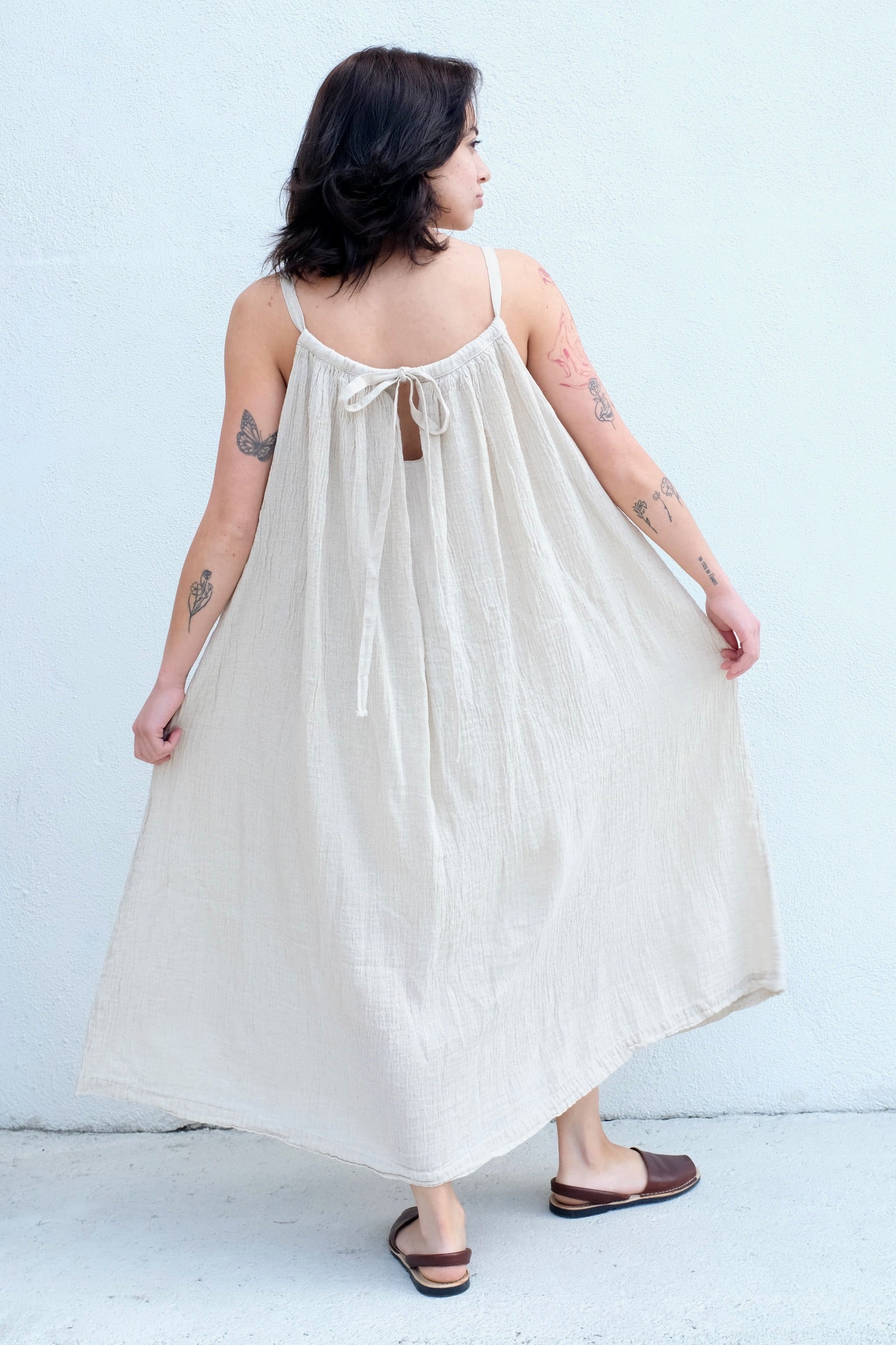 Double Layered Dress / Natural