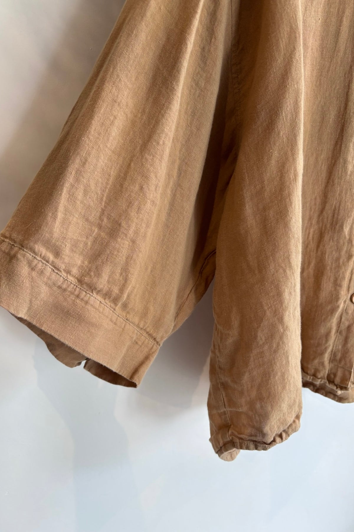 Pre-Loved / The Simple Folk Linen Button-up / Tan / Size L