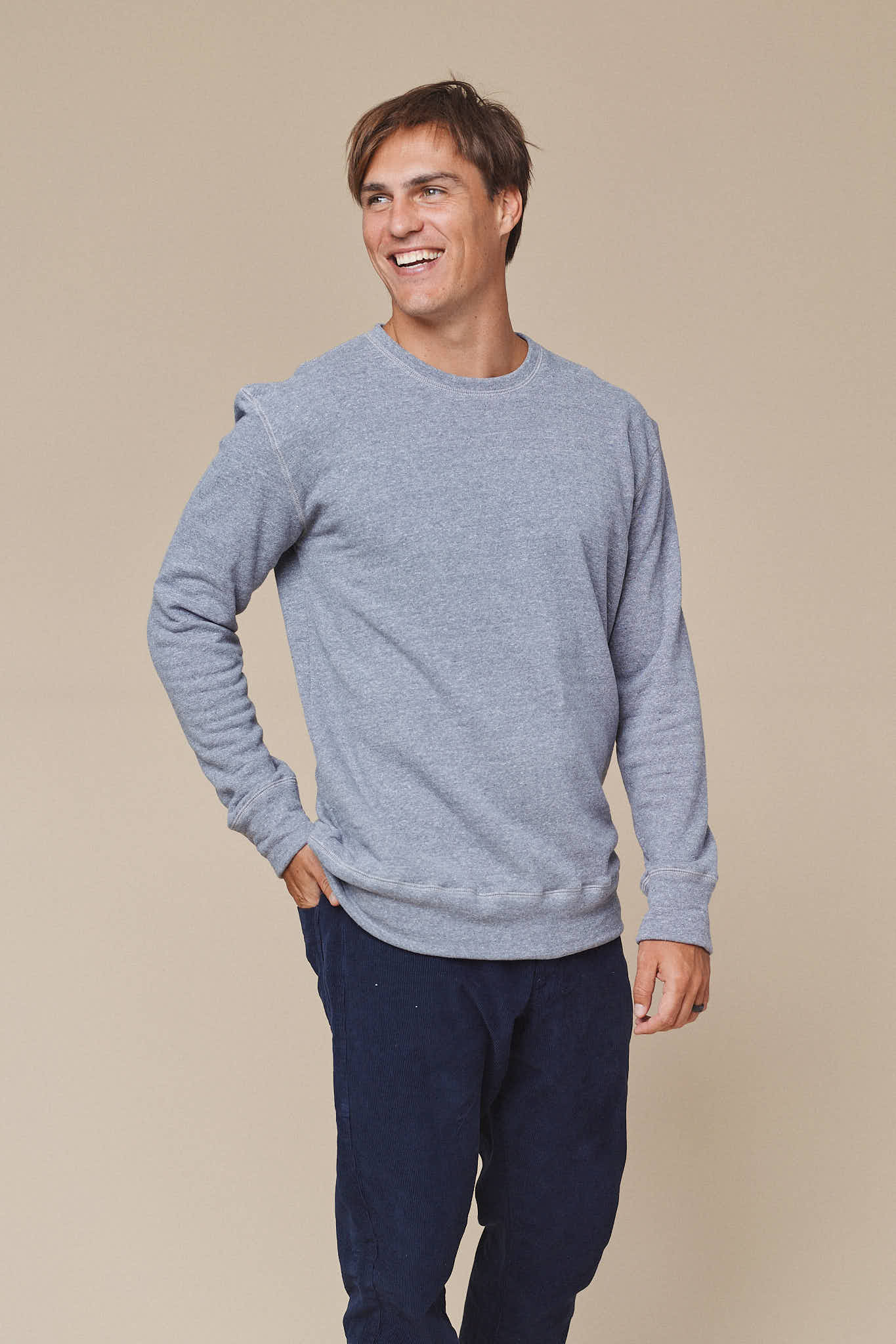 Jungmaven Tahoe Sweatshirt / Heather Grey