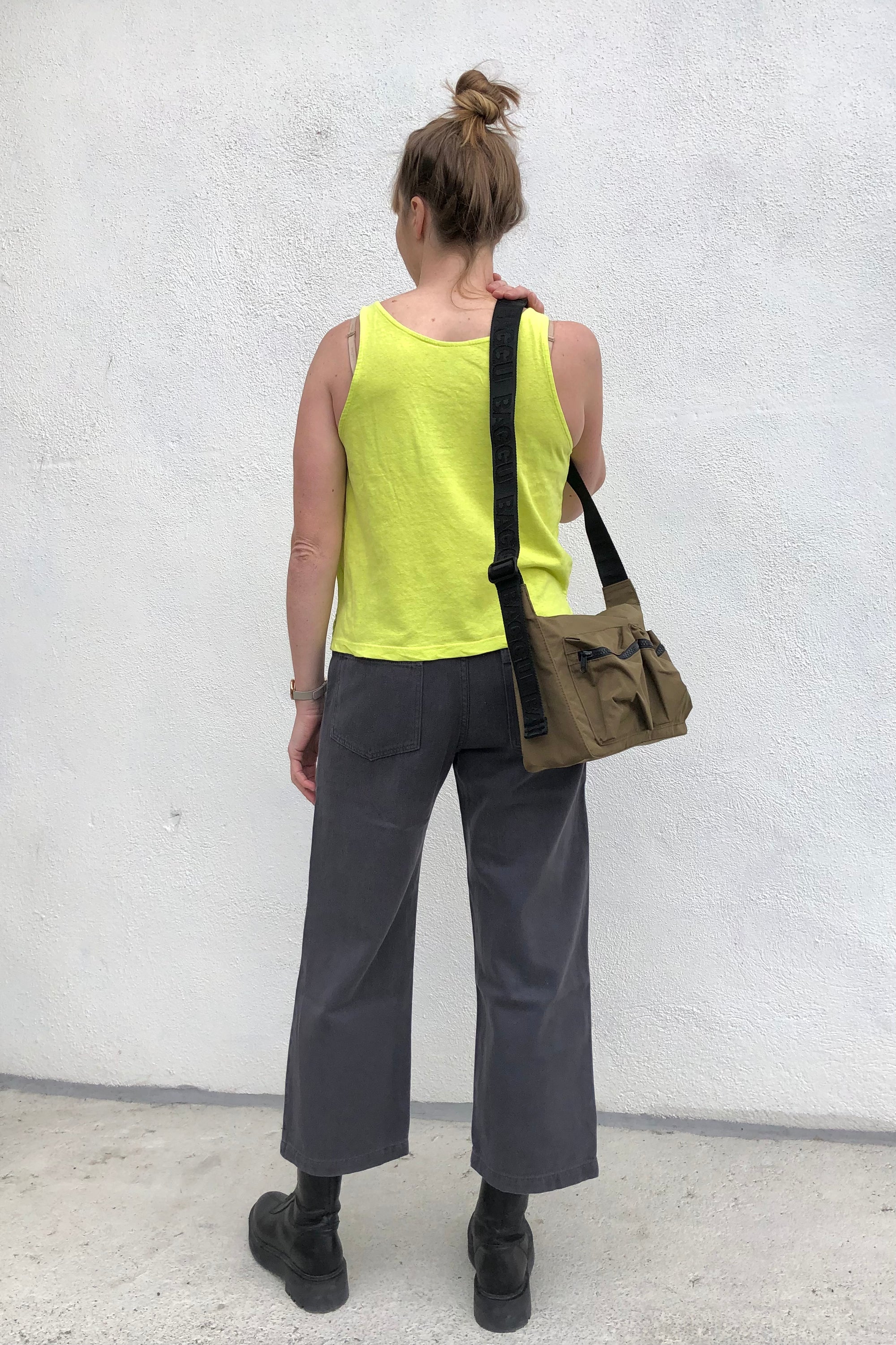 Jungmaven Cropped Tank / Limelight