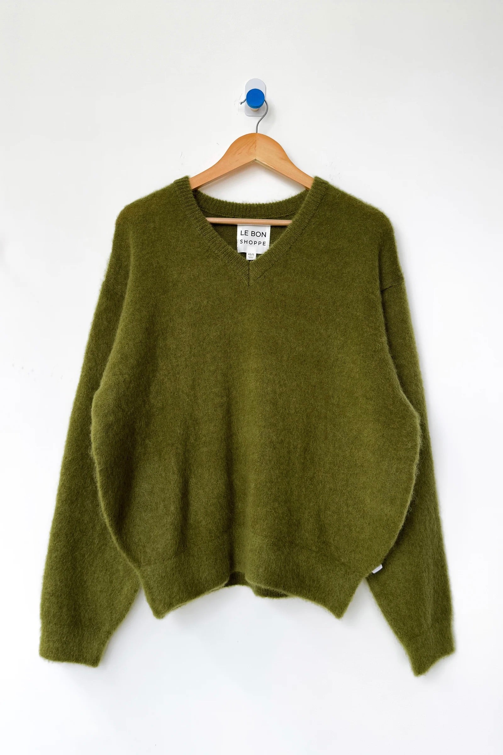 Le Bon Shoppe James Mohair Sweater / Leaf
