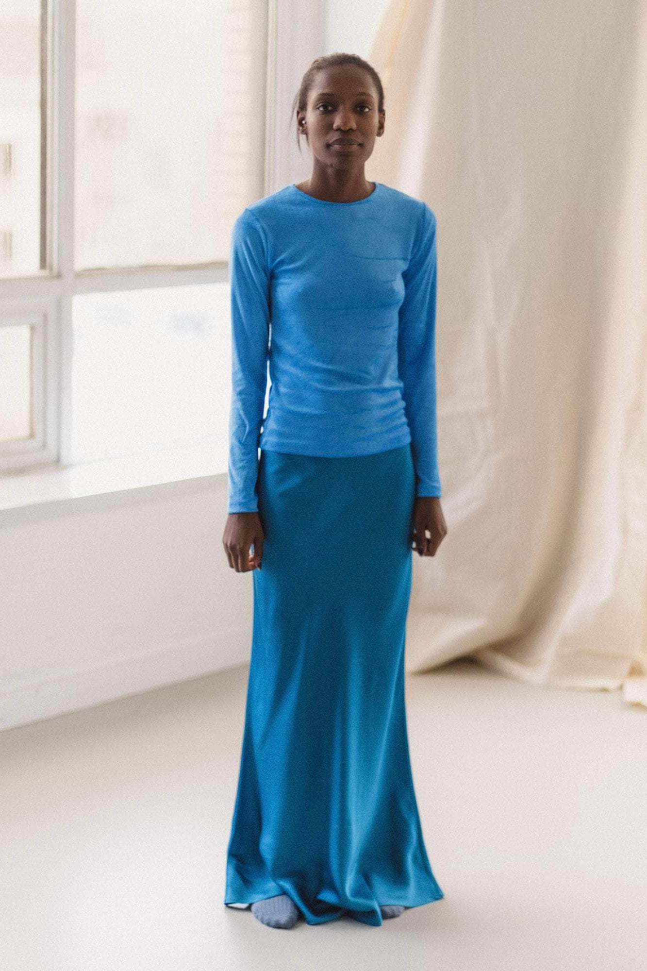 Baserange Omo Long Sleeve / Zinn Blue