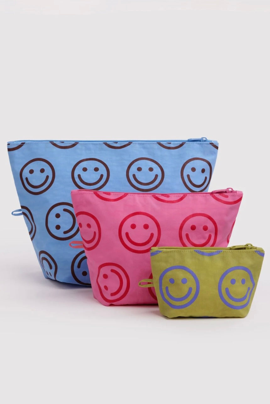 Baggu Go Pouch Set / Pop Happy Mix