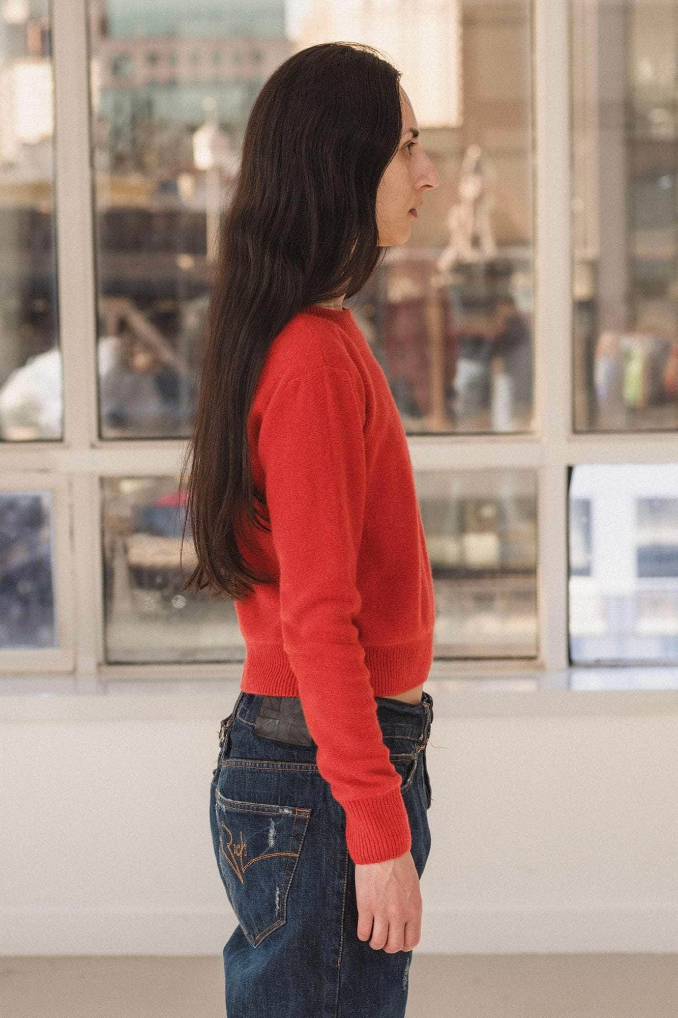 Baserange Tier Sweater / Melagrano Red
