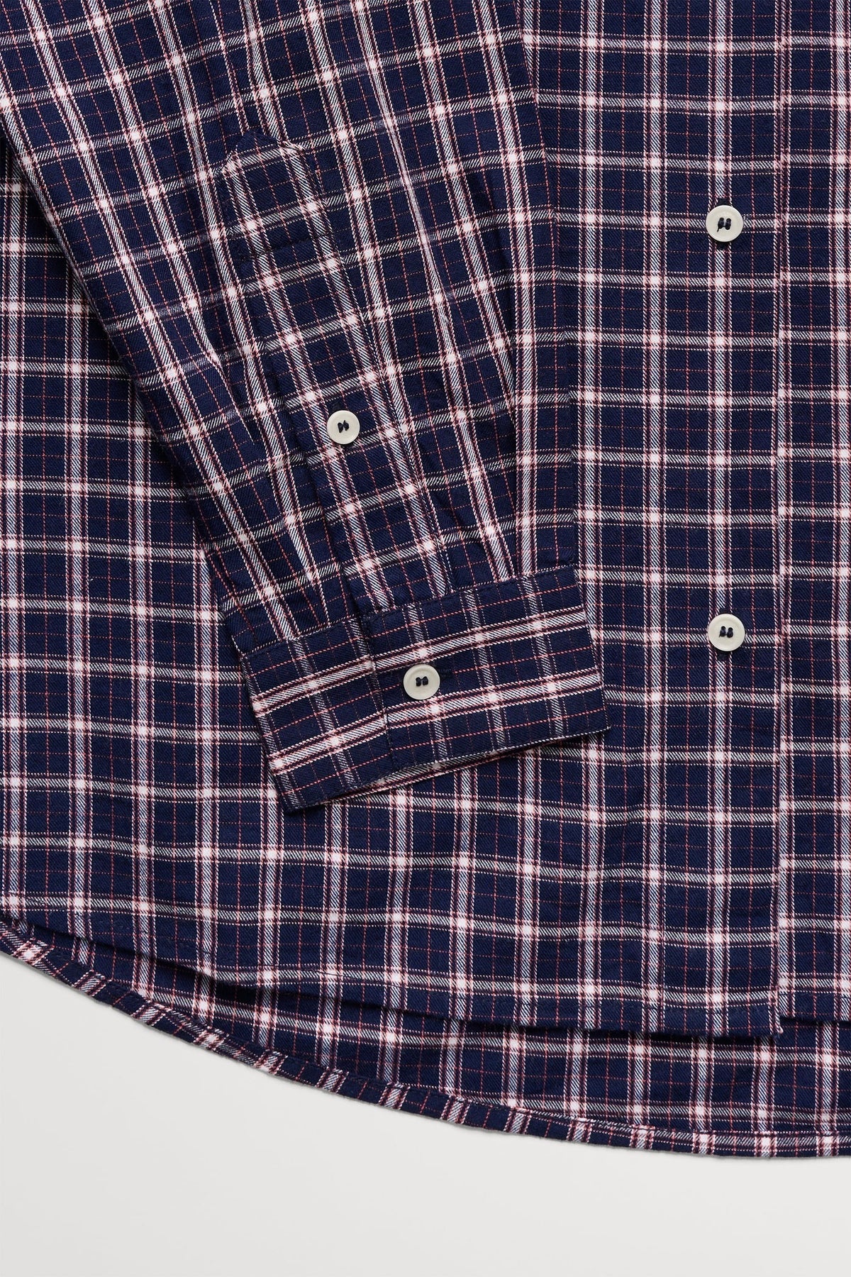 Edgar Shirt / Navy, White + Red Check