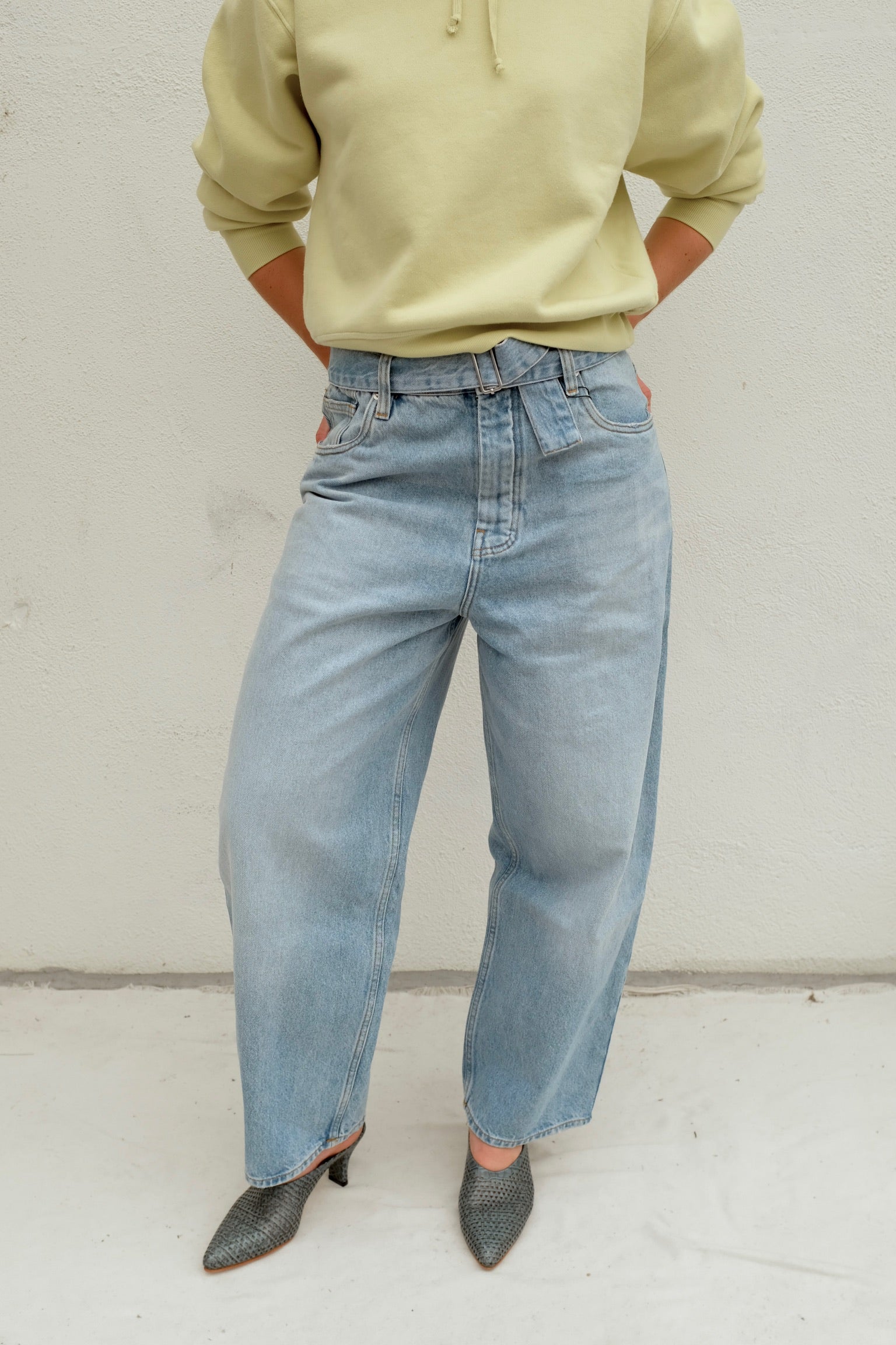 Alder Mule / Chambray Mini Punch
