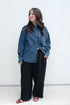 Jungmaven Summer Denim Catalina Shirt / Medium Indigo