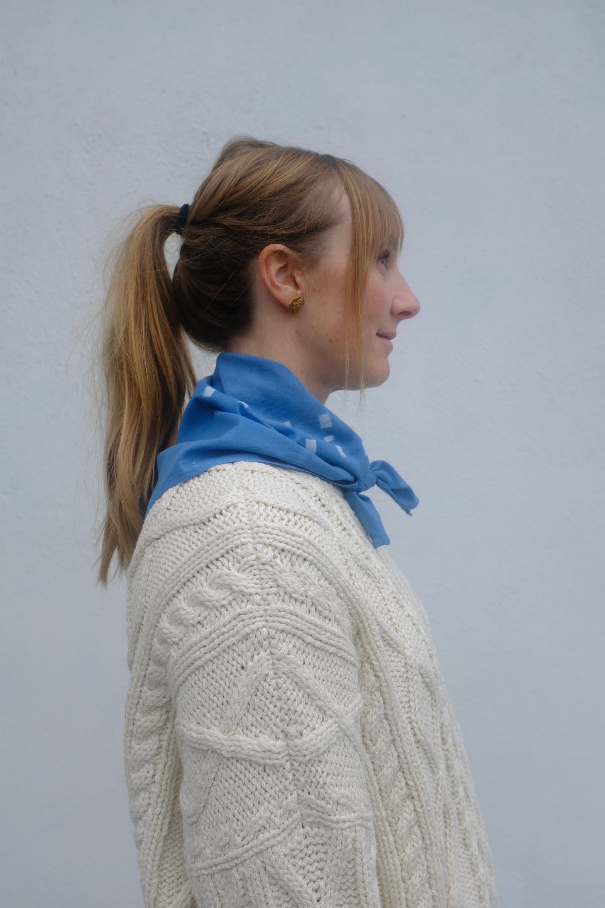 Roem Textiles Cotton Bandana / Indigo