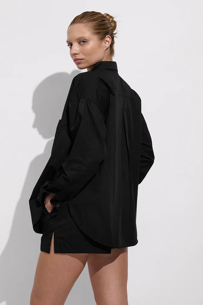 Port Button Down / Jet