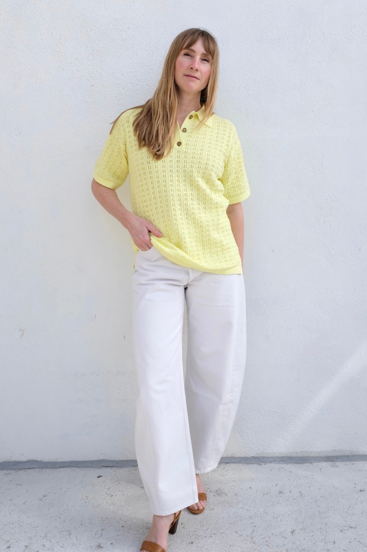 Rachel Comey Clarence Polo / Limoncello