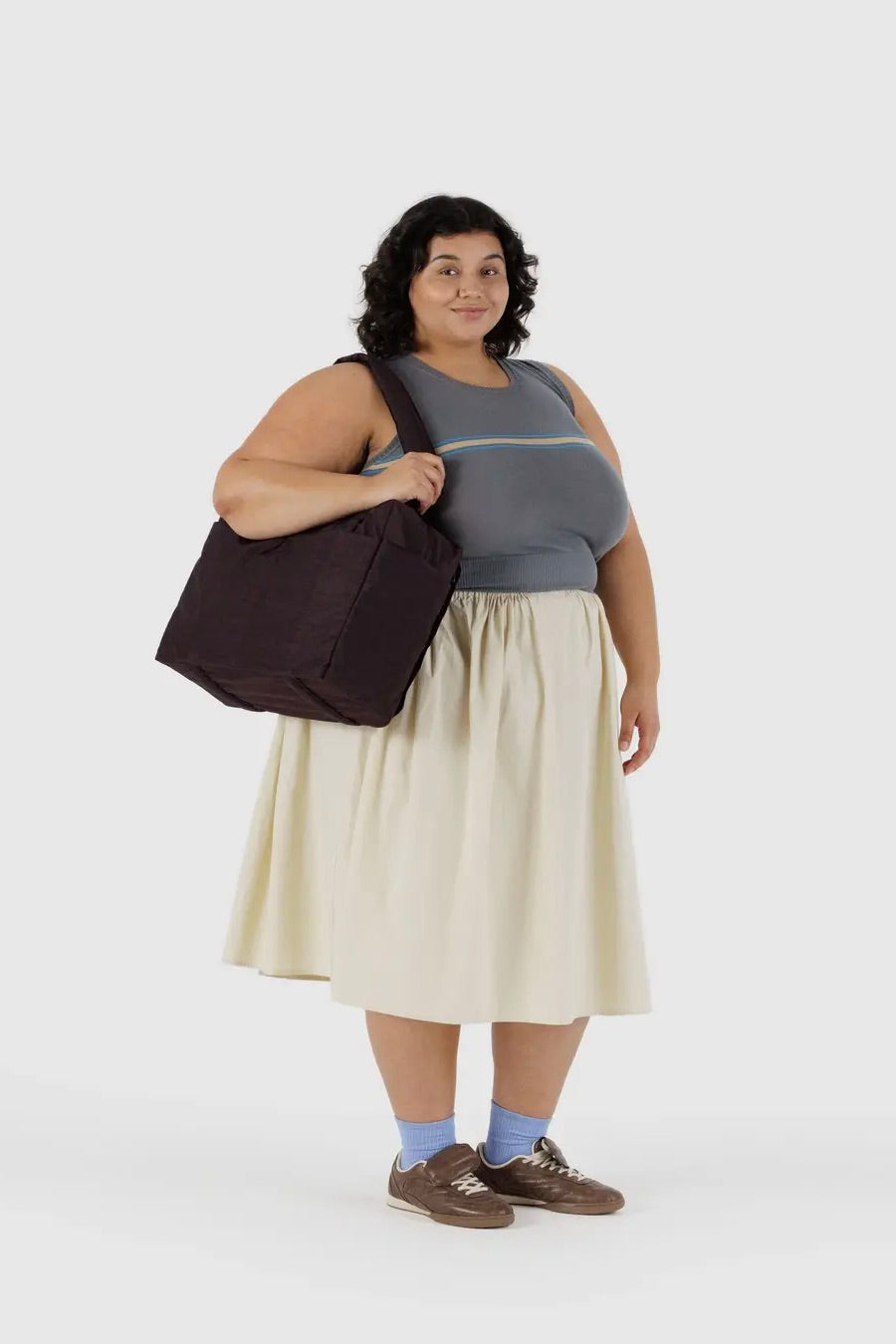 Baggu Small Cloud Carryon / Chocolate Plum