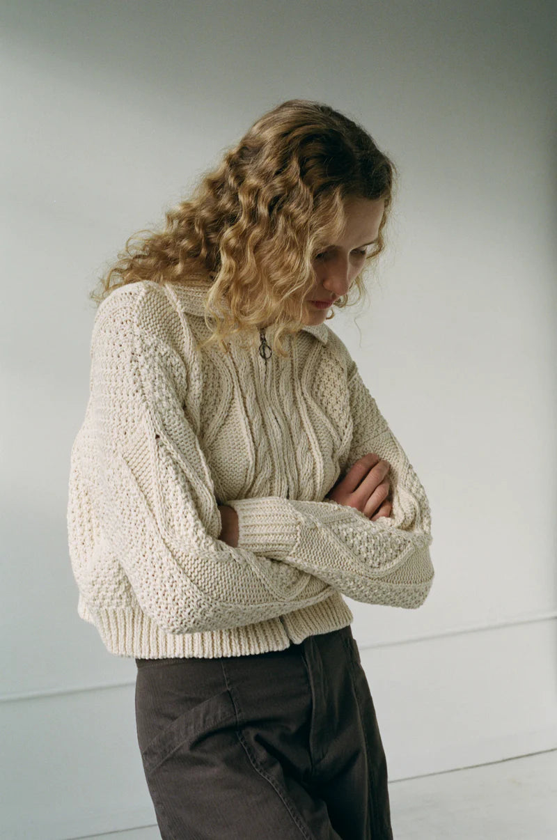 Shaina Mote Donegal Cardigan / Natural