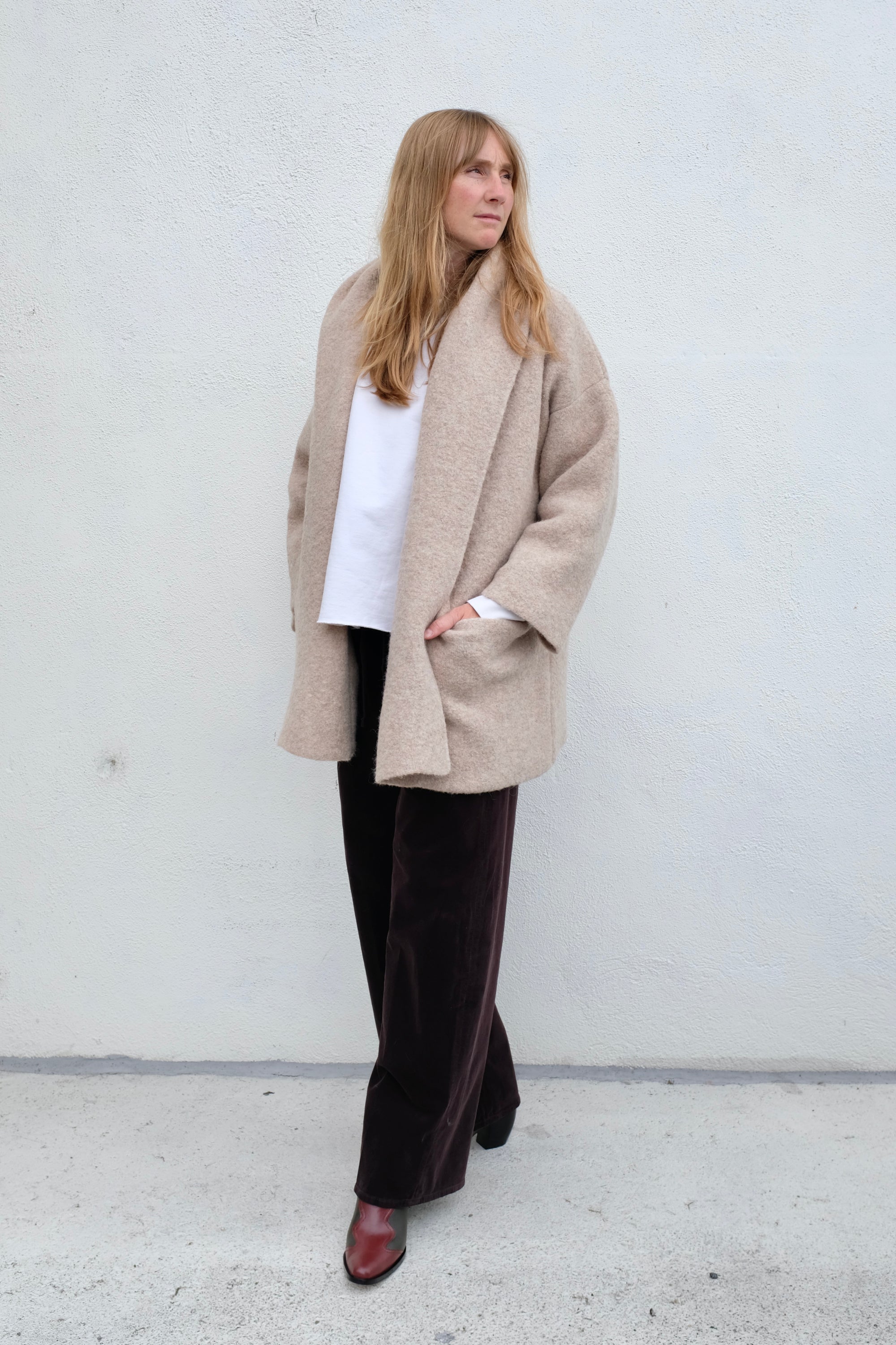 Lauren Manoogian Double Face Coat / Oak