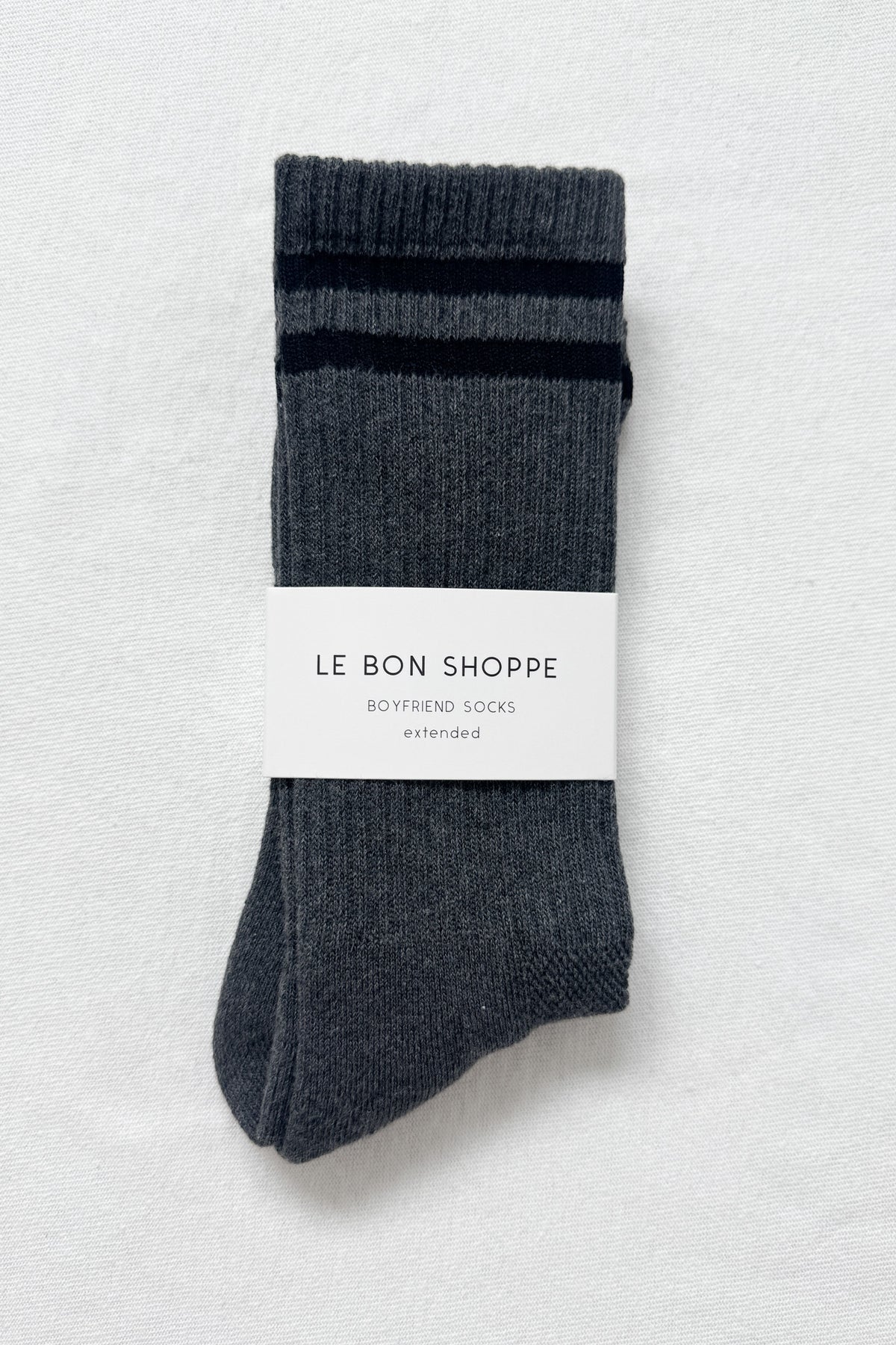 Le Bon Shoppe Boyfriend Socks / Charcoal (extended)
