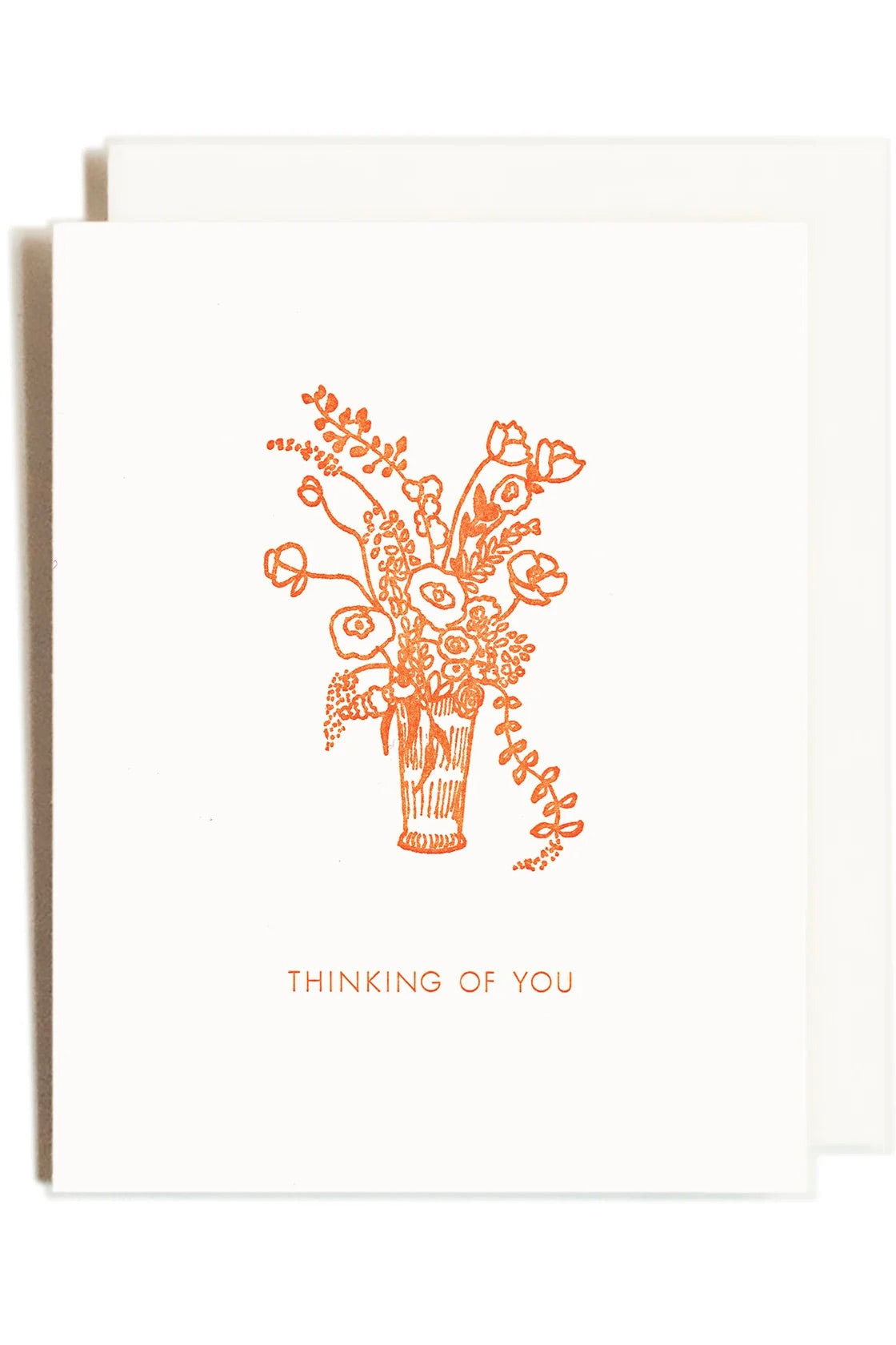 Homework Letterpress Thinking of You / Bouquet