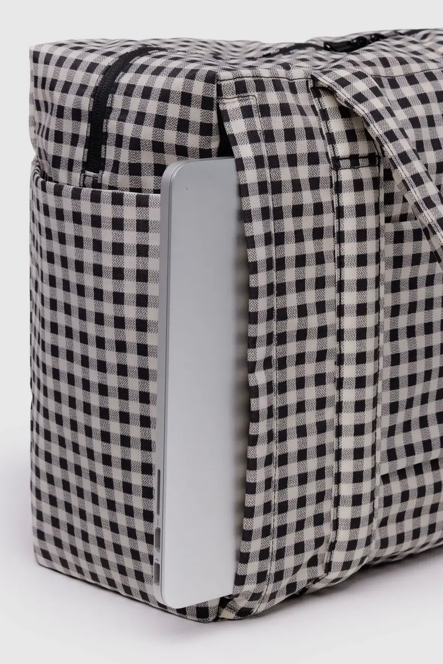 Baggu Small Cloud Carry-On / Black and White Gingham