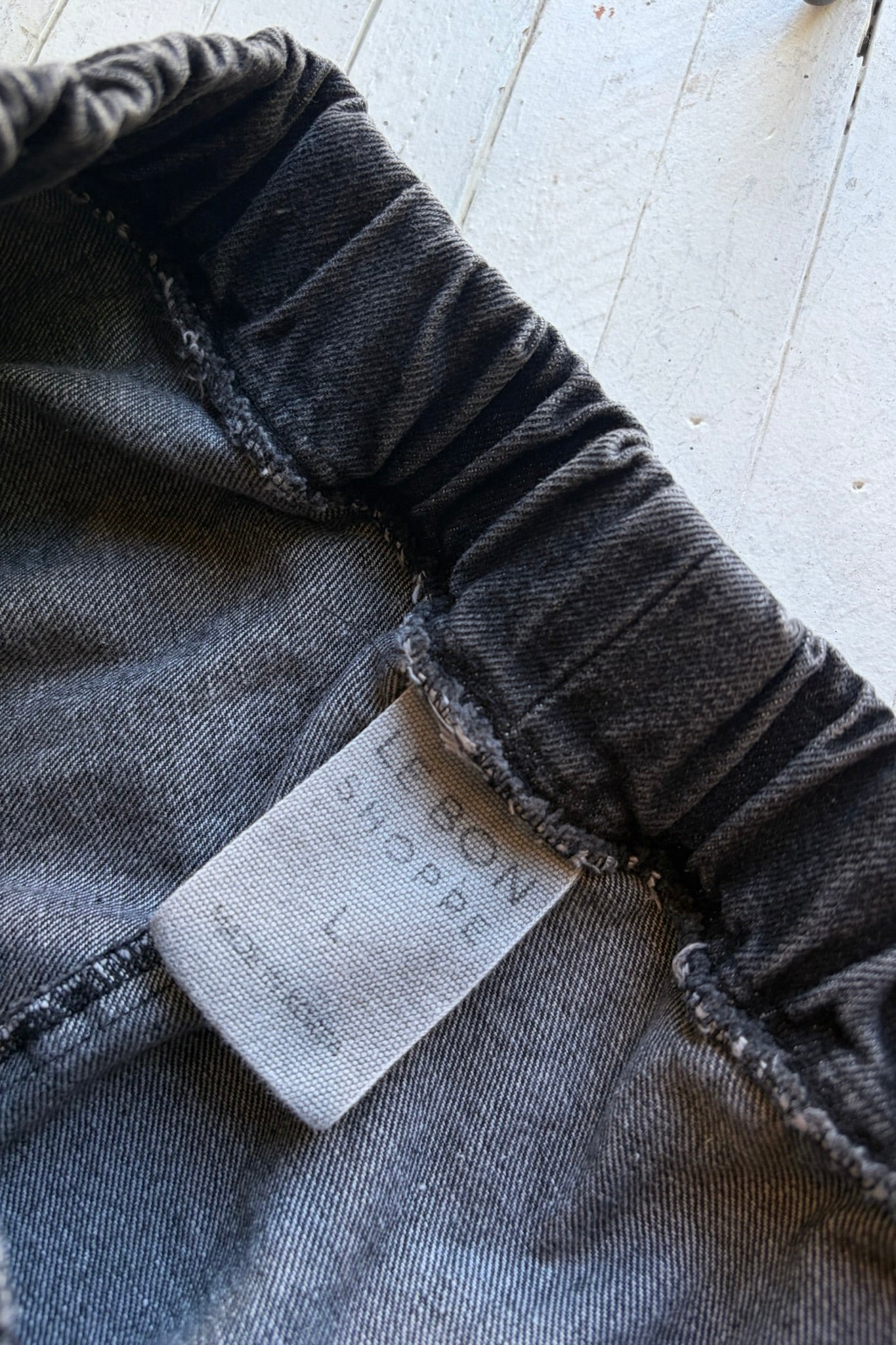 Pre-Loved / Le Bon Shoppe Arc Pant / Black Denim / L
