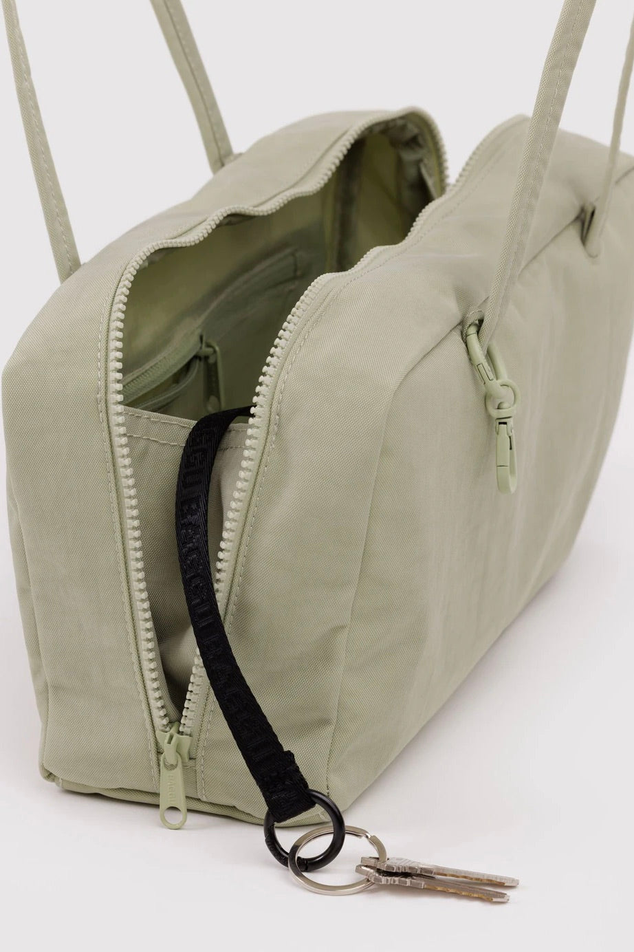 Baggu Nylon Bowler Bag / Celadon