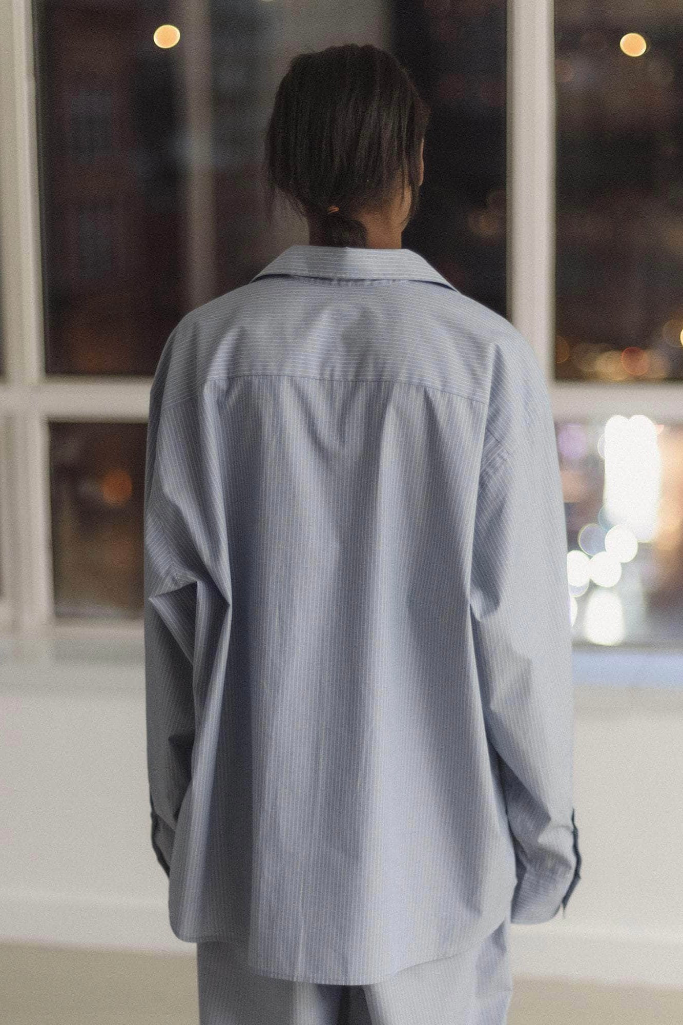 Baserange Claude Shirt / Blue Stripe