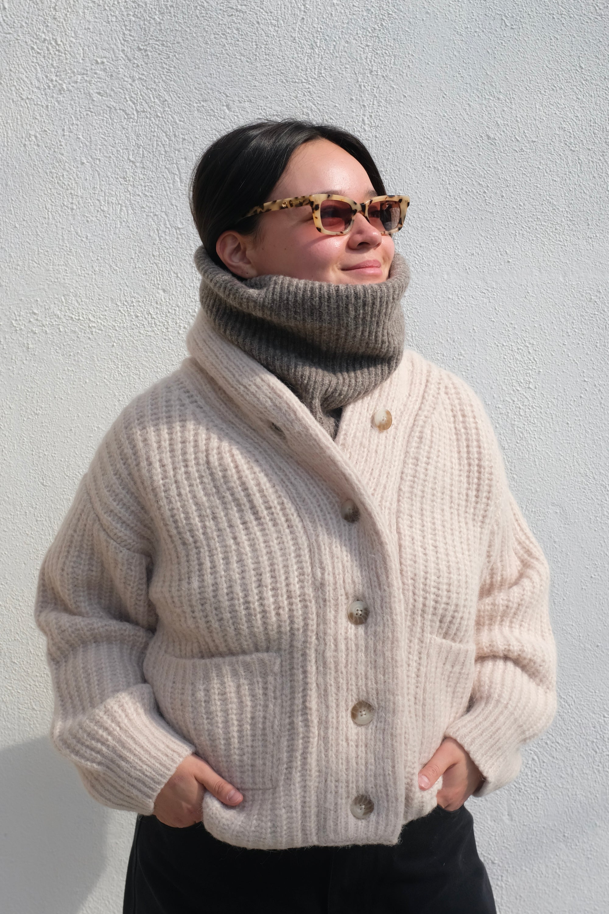 7115 By Szeki Ring Scarf / Taupe