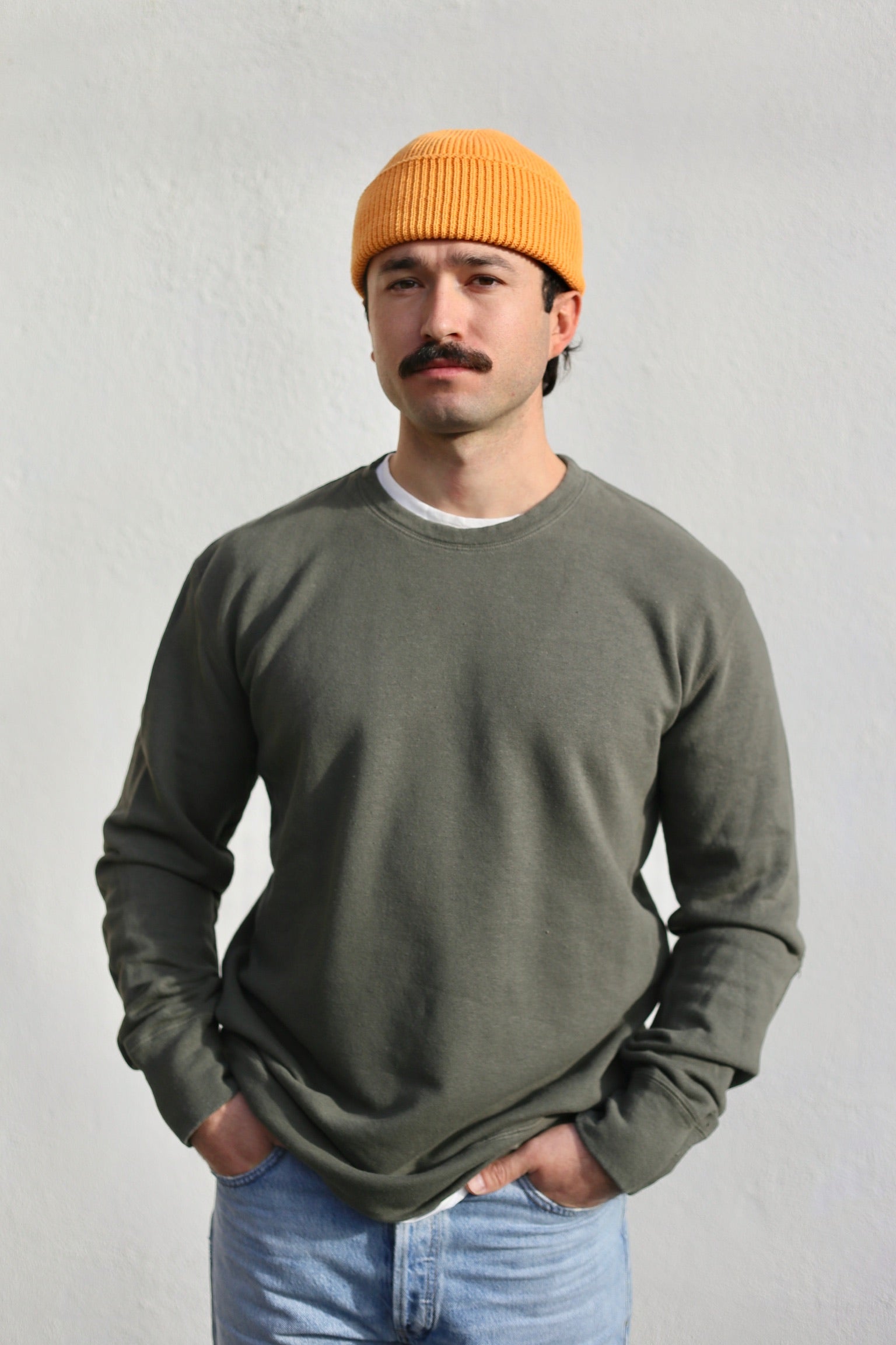 Jungmaven Tahoe Sweatshirt / Olive Green