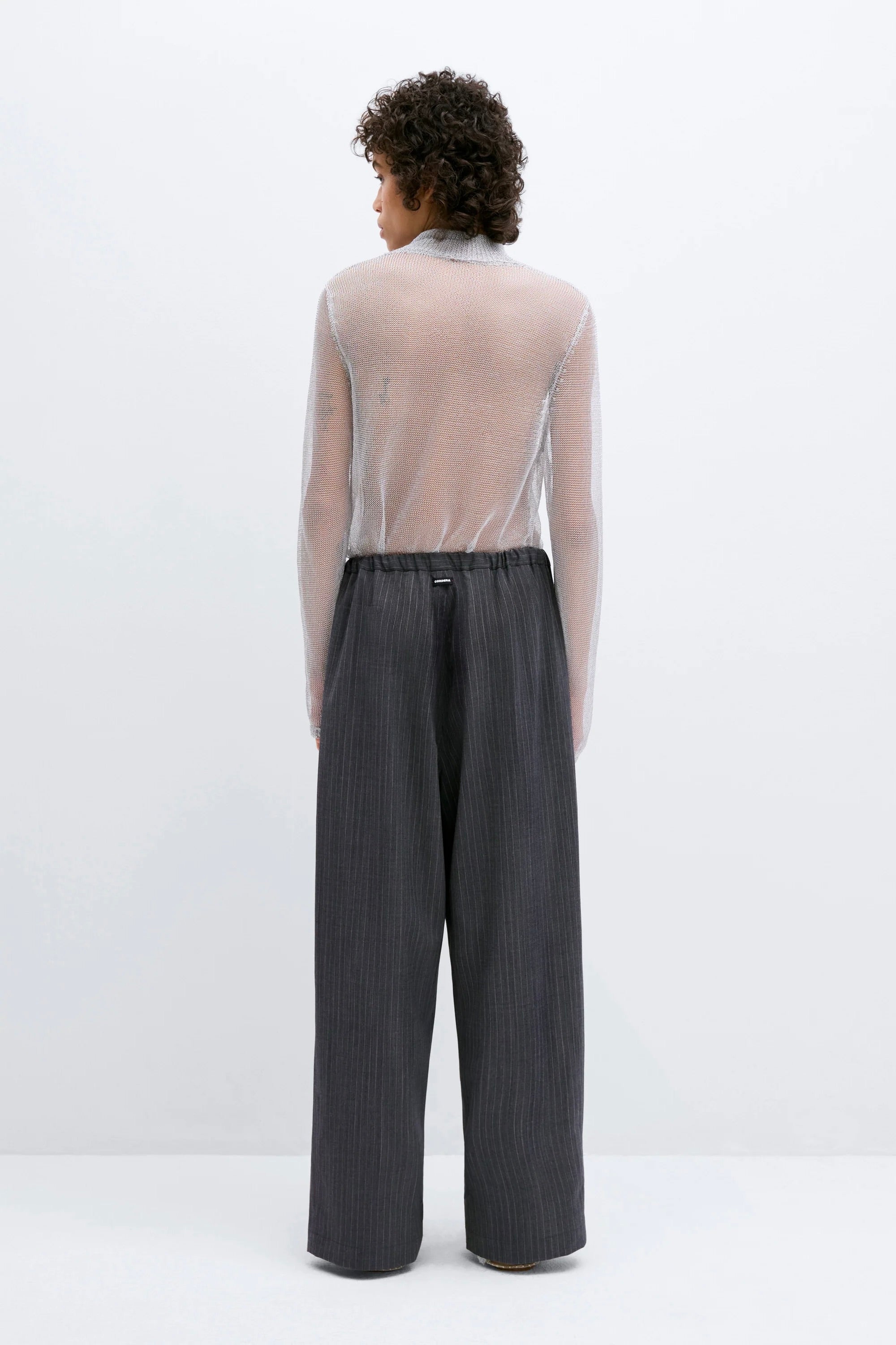 Cordera Classic Striped Pants / Grey